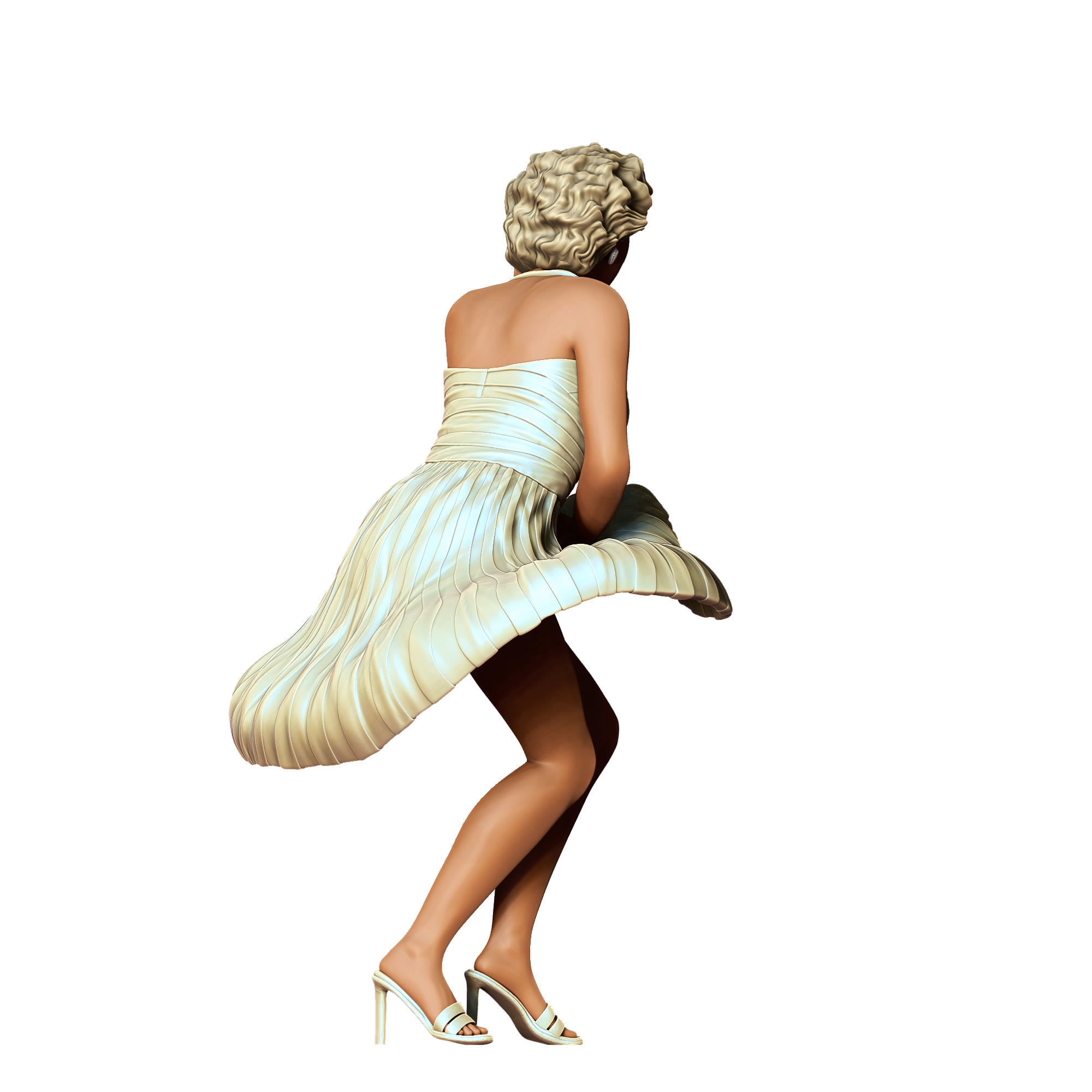 Marilyn Monroe the seven year itch movie 3D print model_7