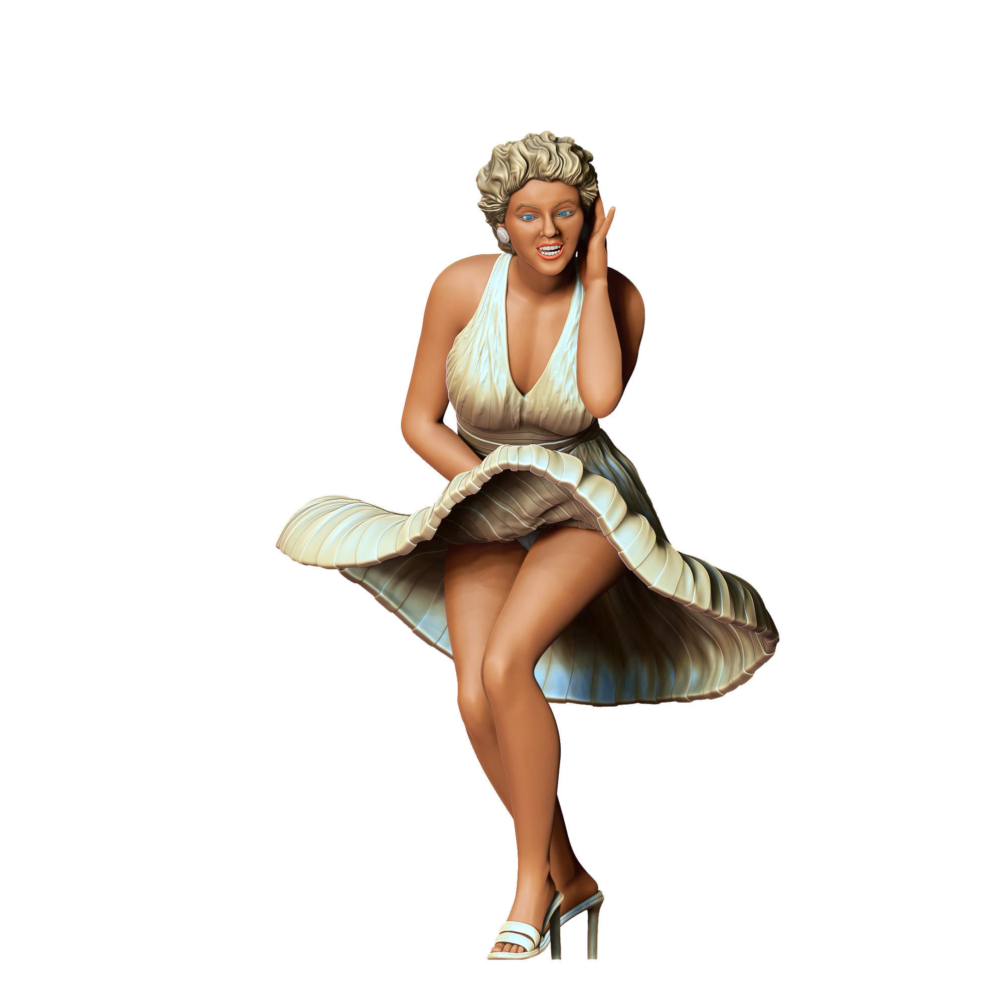 Marilyn Monroe the seven year itch movie 3D print model_25
