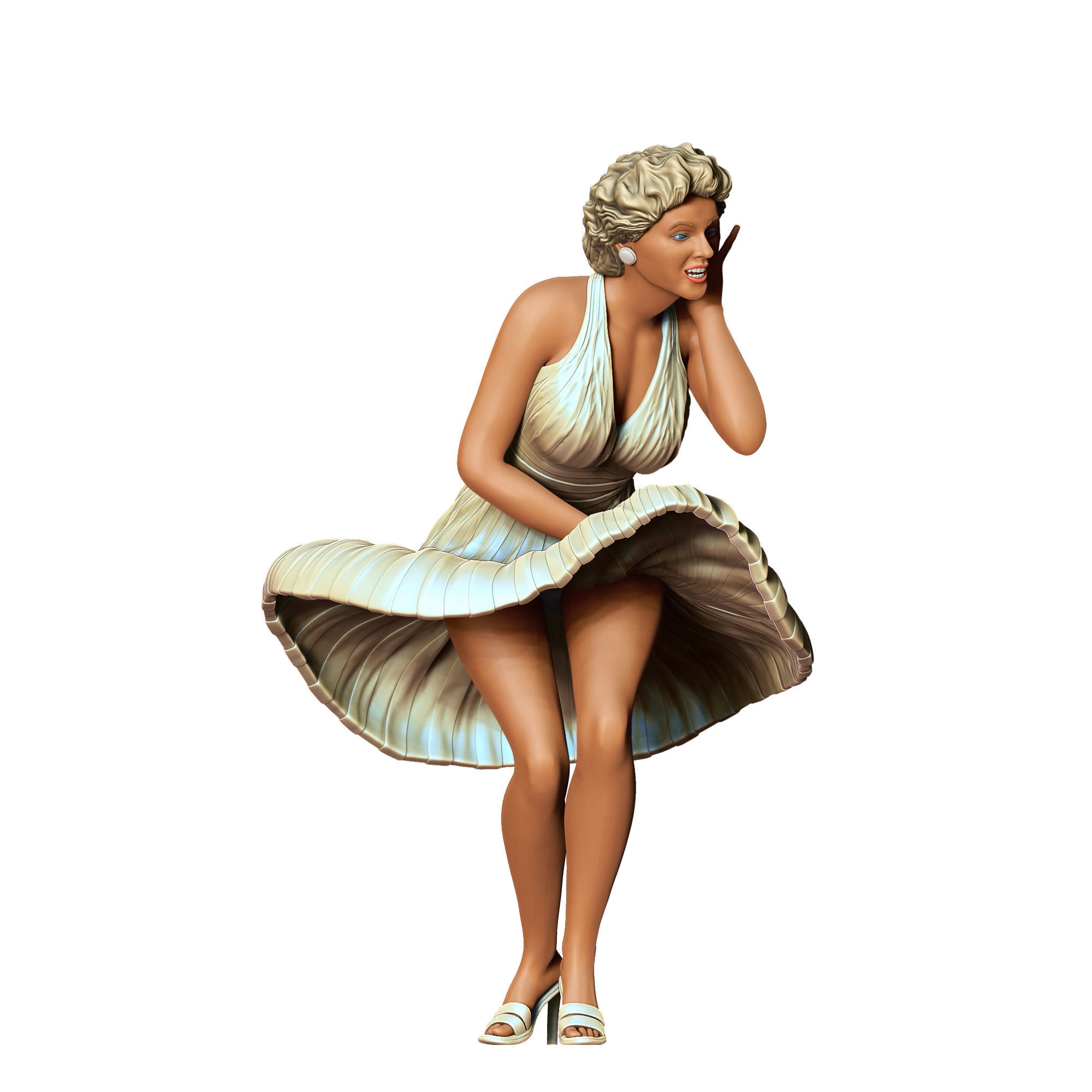 Marilyn Monroe the seven year itch movie 3D print model_28