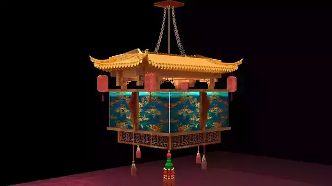  Chinese  palace house  lantern 