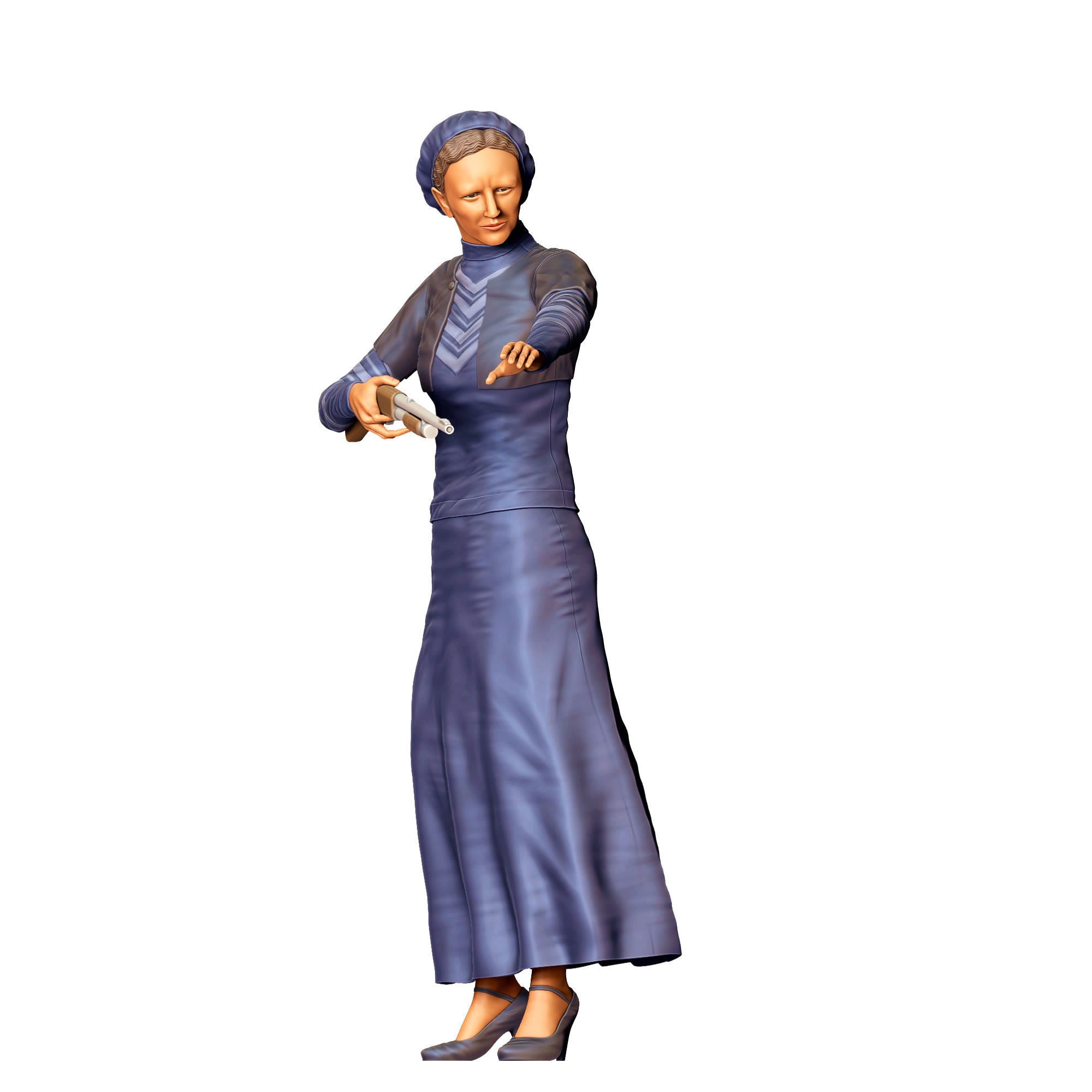N1 Bonnie and Clyde Bonnie Parker 3D print model_24
