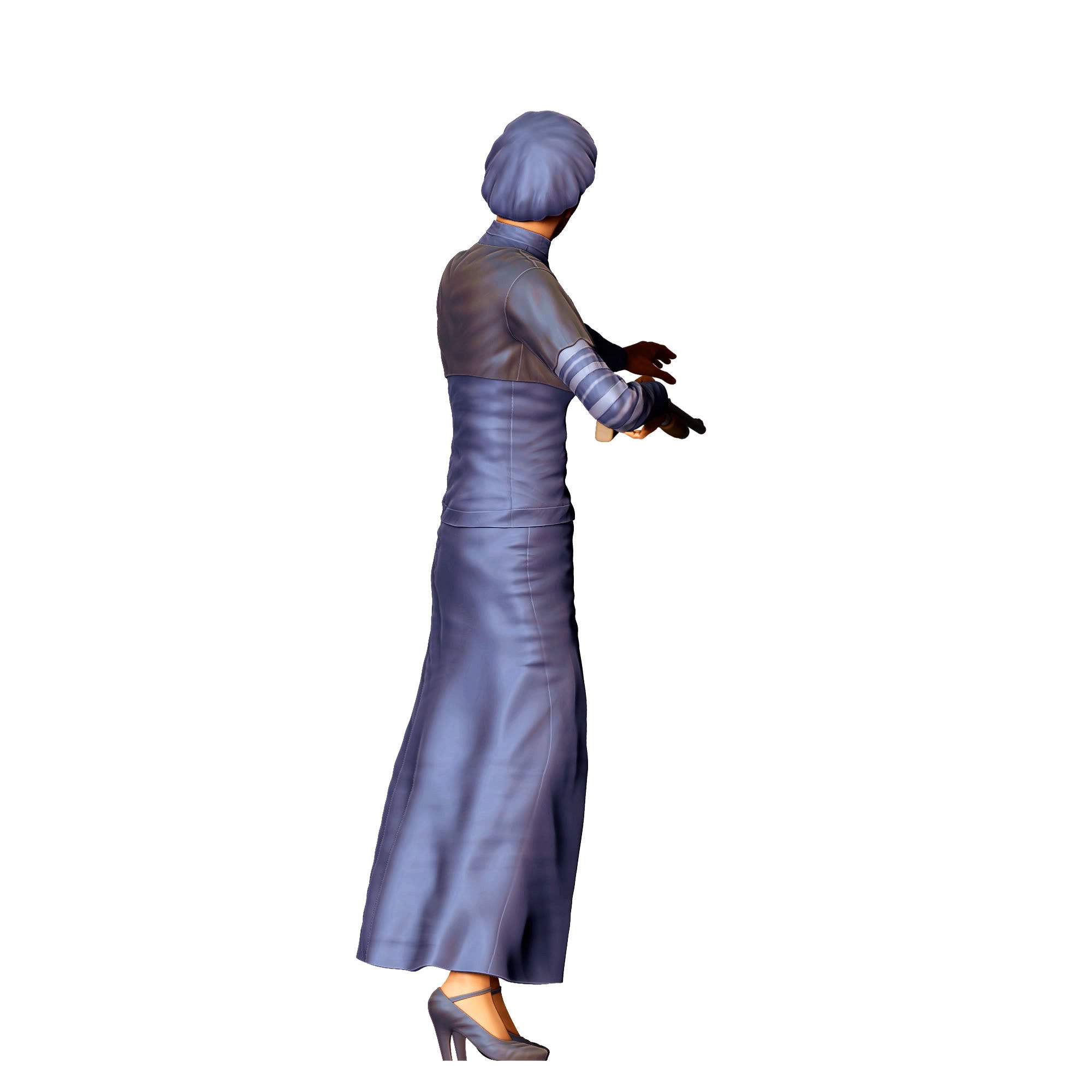 N1 Bonnie and Clyde Bonnie Parker 3D print model_7