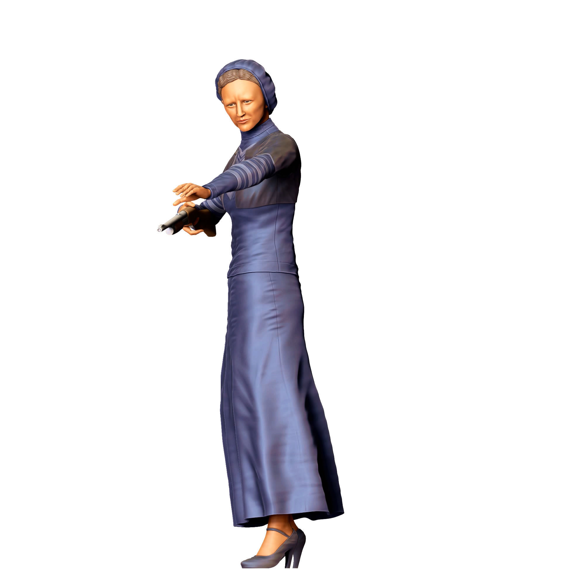 N1 Bonnie and Clyde Bonnie Parker 3D print model_22