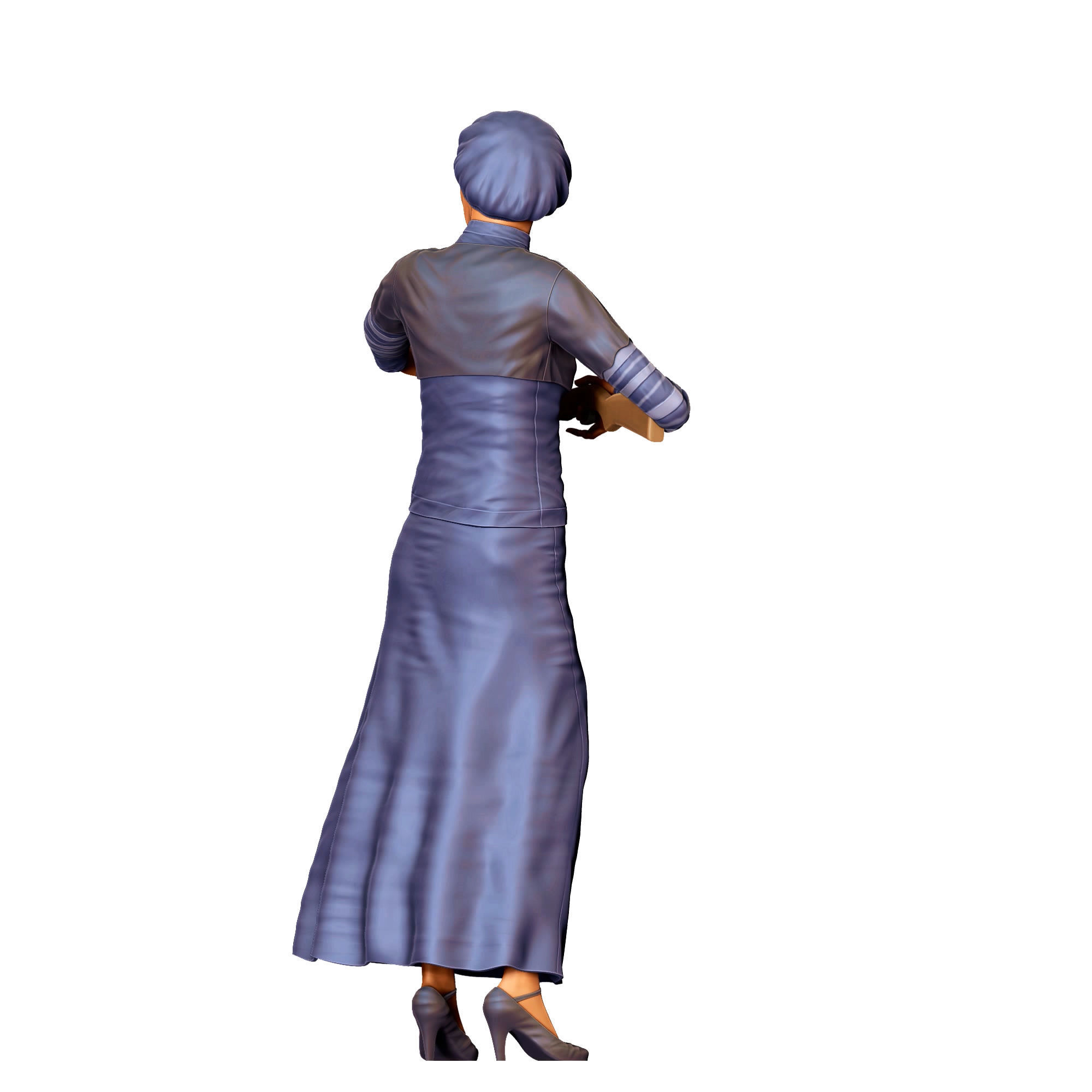 N1 Bonnie and Clyde Bonnie Parker 3D print model_10