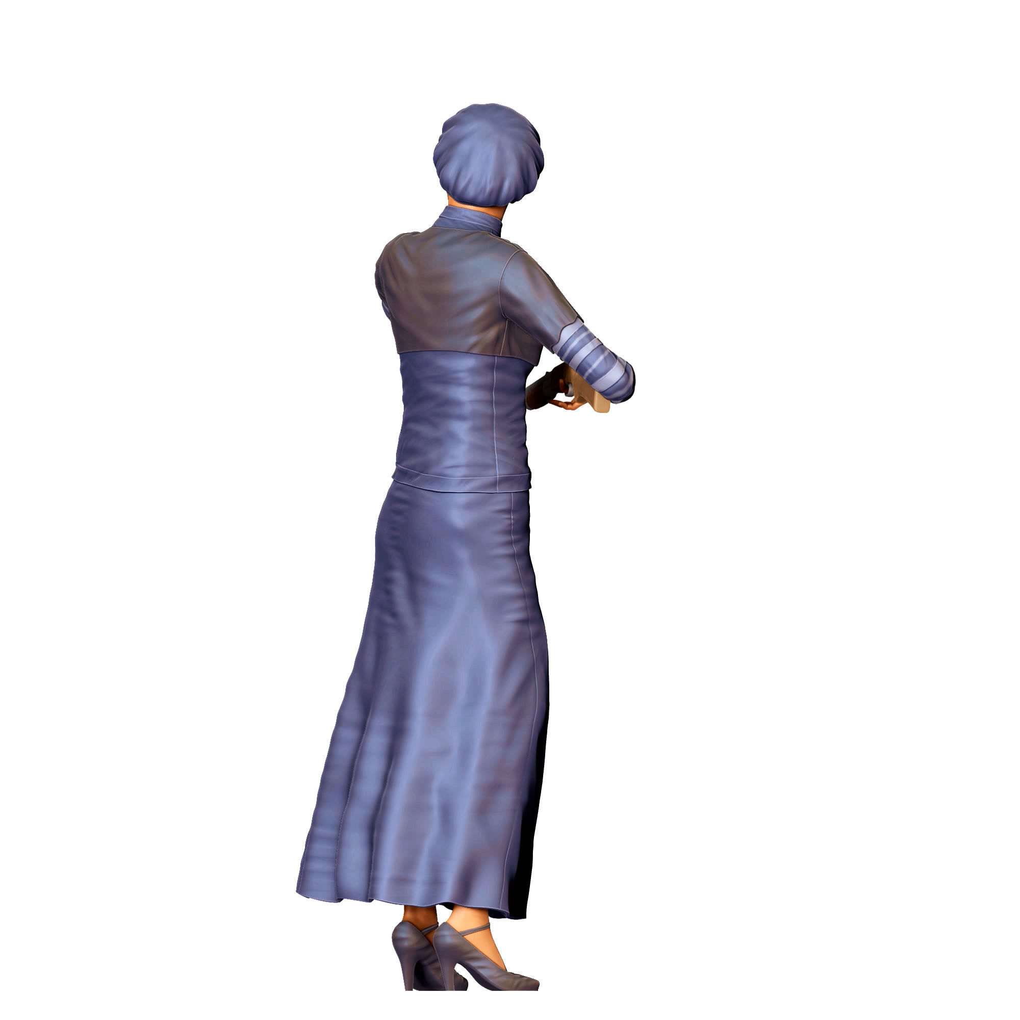 N1 Bonnie and Clyde Bonnie Parker 3D print model_9