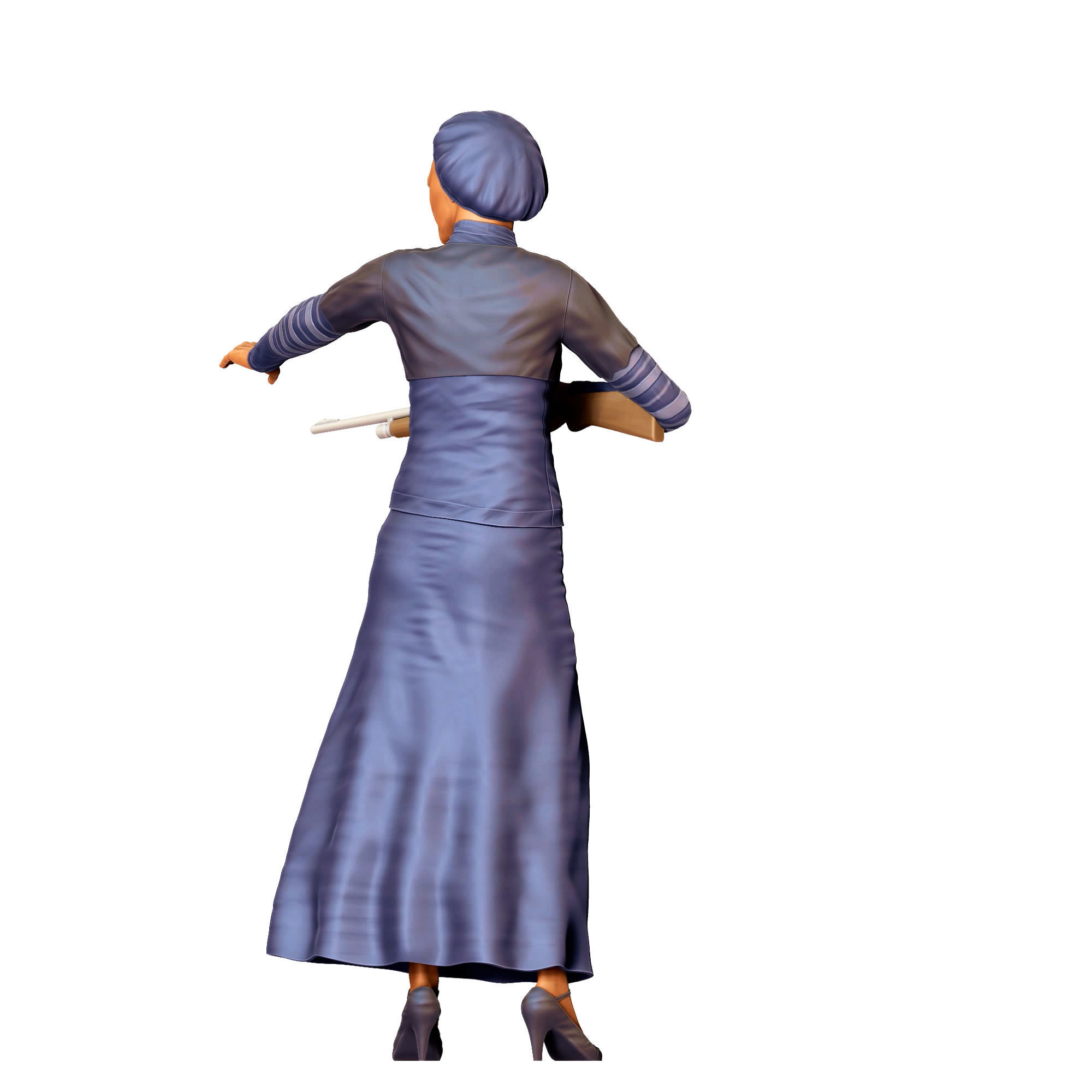 N1 Bonnie and Clyde Bonnie Parker 3D print model_12