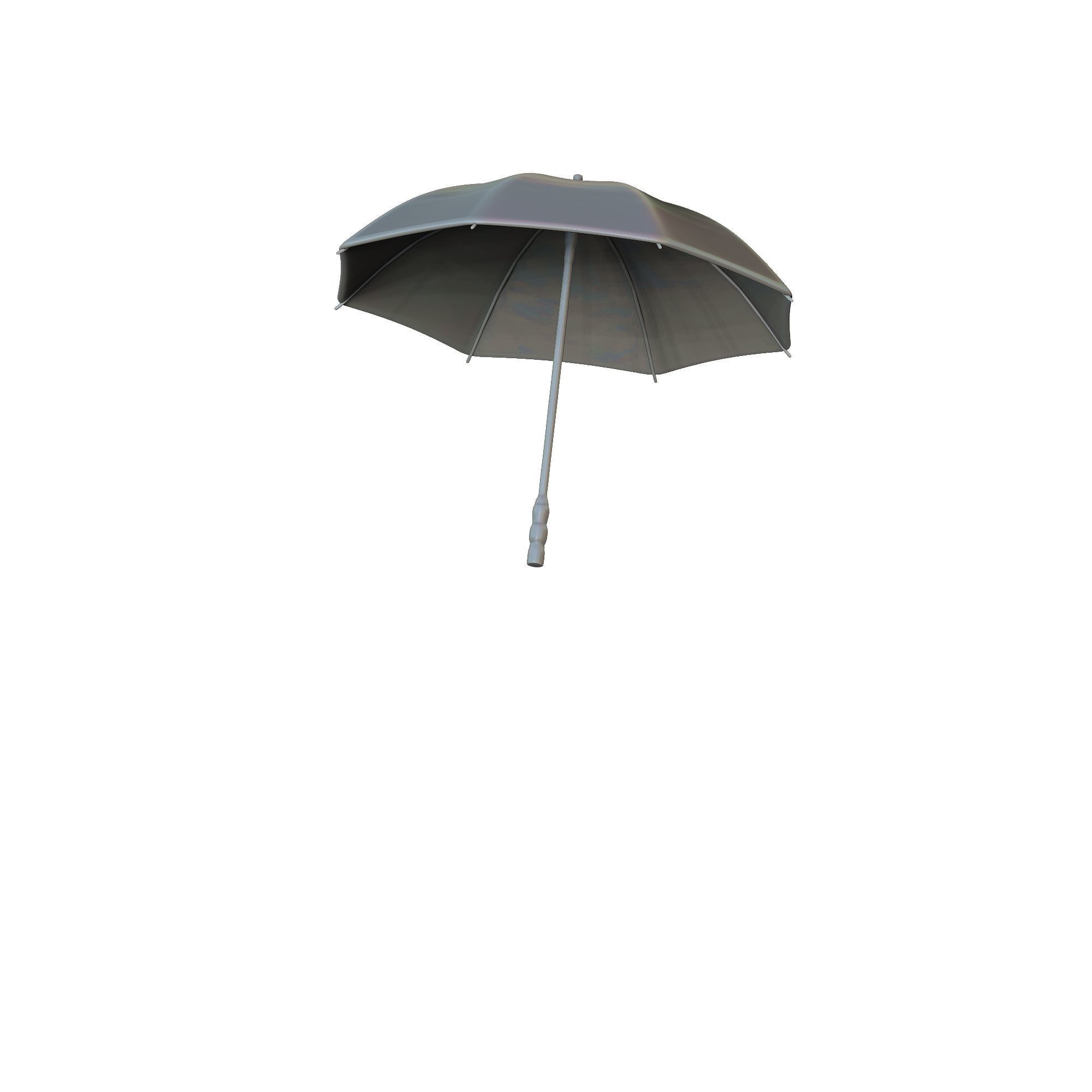 N3 Pit Girl with Umbrella 3D print model_32