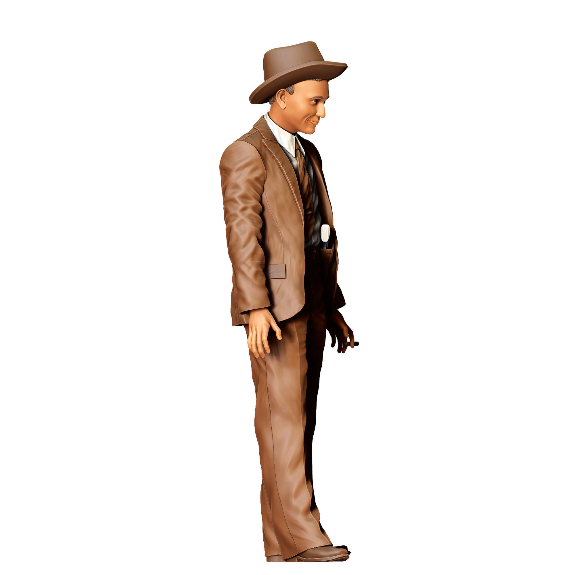 N2 Bonnie and Clyde Clyde Champion Barrow 3D print model_5