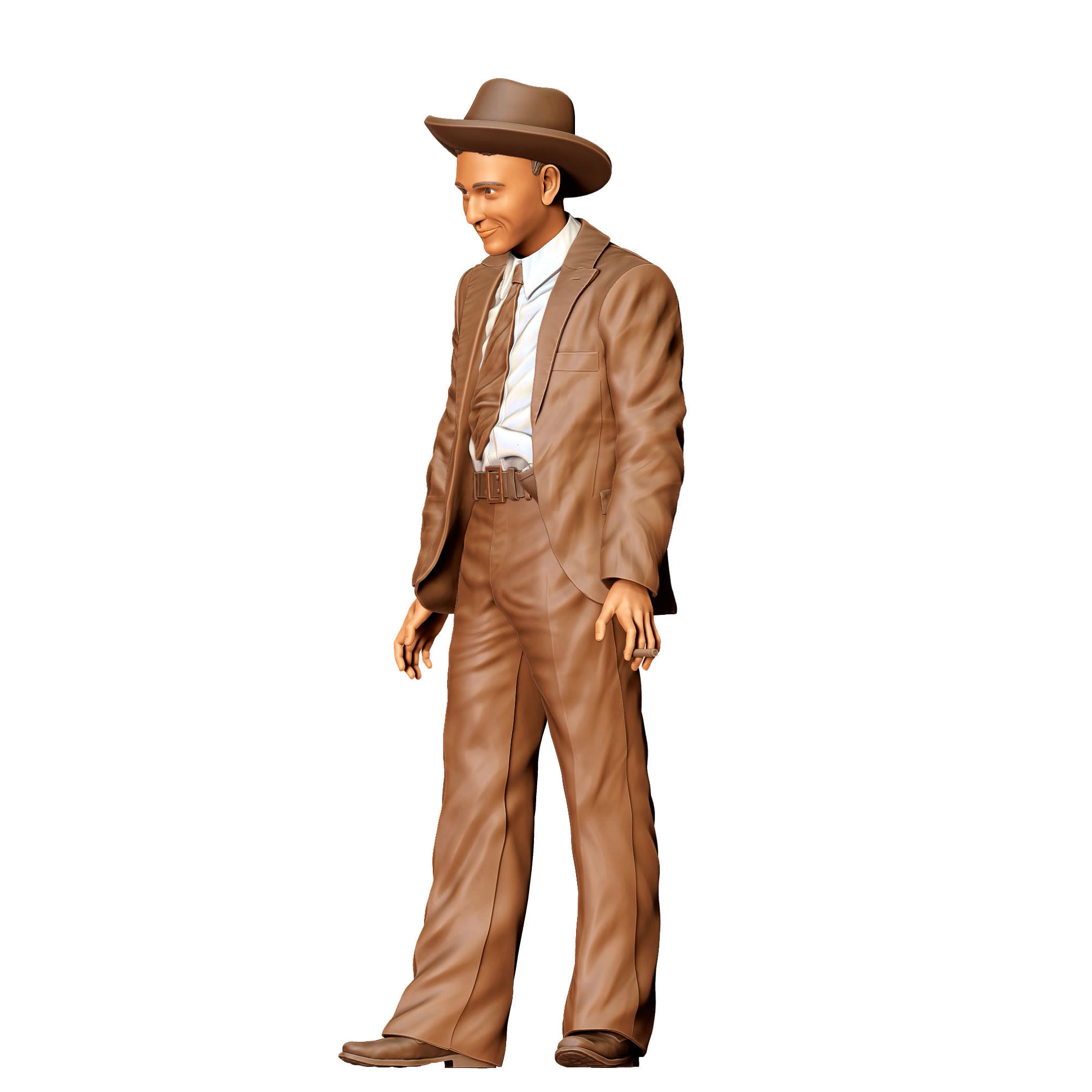 N2 Bonnie and Clyde Clyde Champion Barrow 3D print model_25