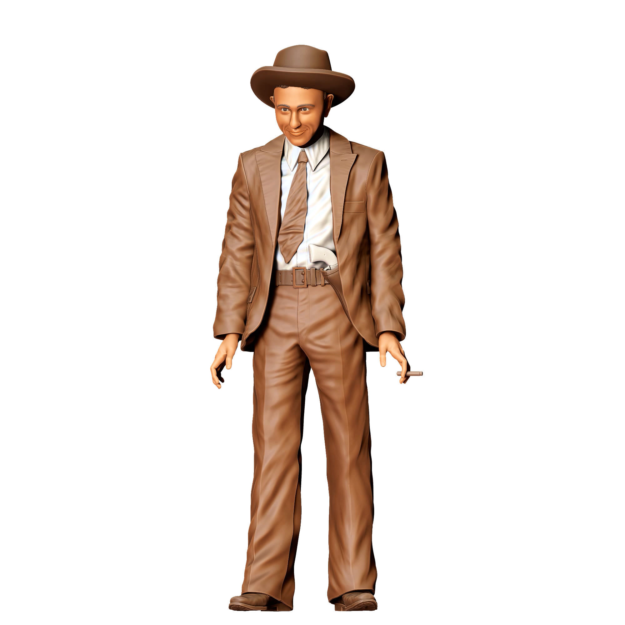 N2 Bonnie and Clyde Clyde Champion Barrow 3D print model_28