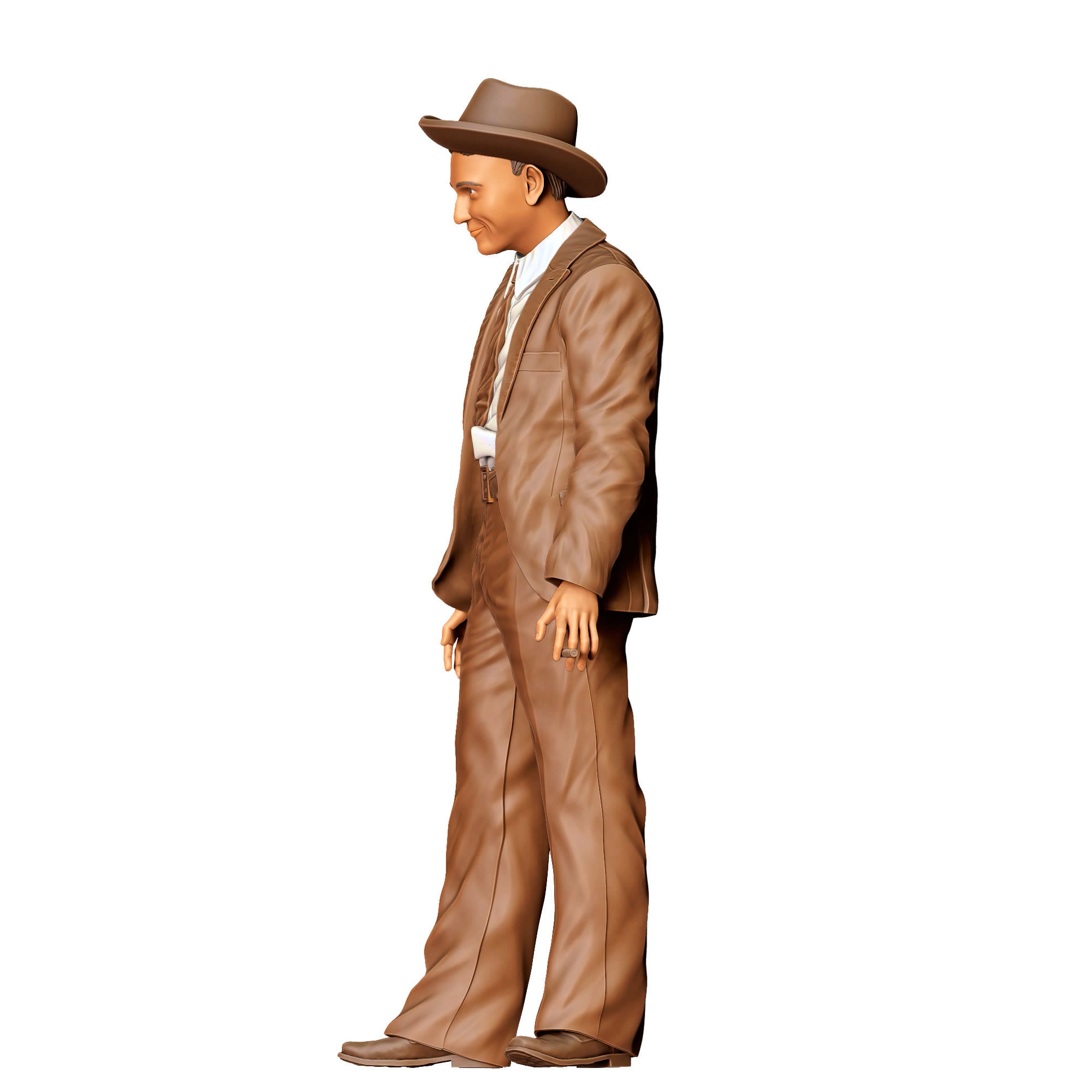 N2 Bonnie and Clyde Clyde Champion Barrow 3D print model_23