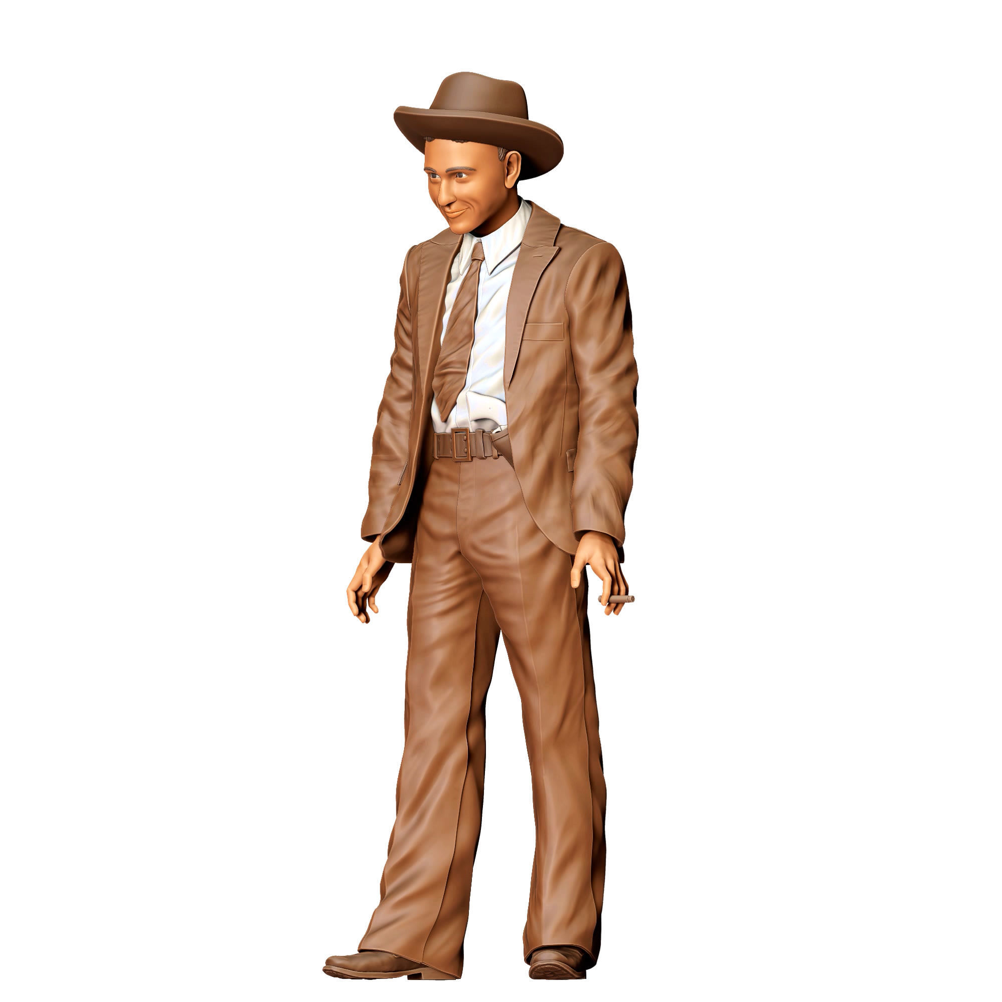 N2 Bonnie and Clyde Clyde Champion Barrow 3D print model_26