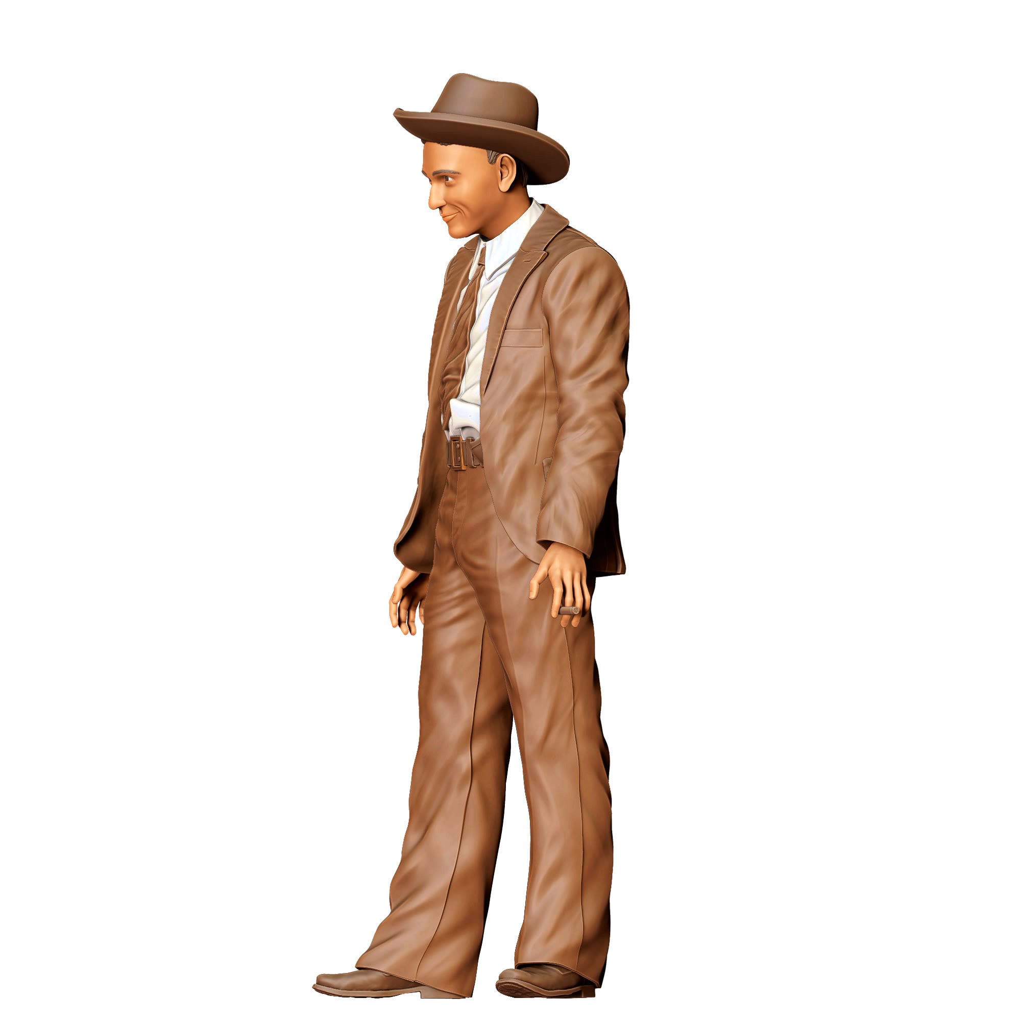 N2 Bonnie and Clyde Clyde Champion Barrow 3D print model_24