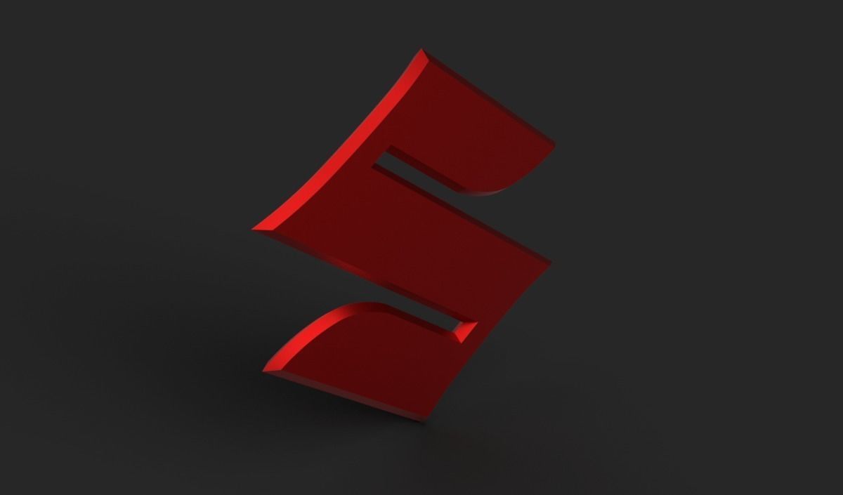 Suzuki logo 3D model_3