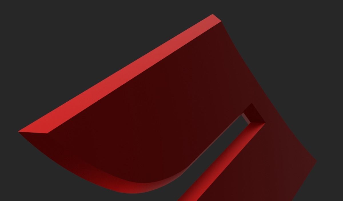 Suzuki logo 3D model_4