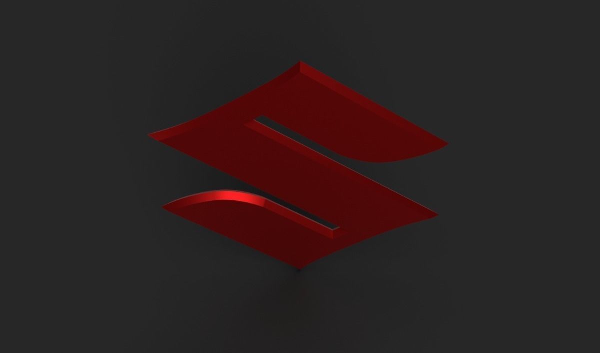 Suzuki logo 3D model_2