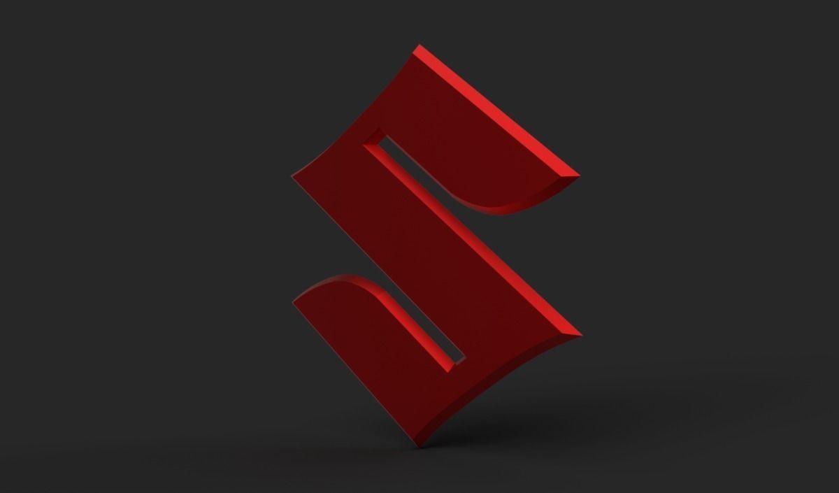 Suzuki logo 3D model_1