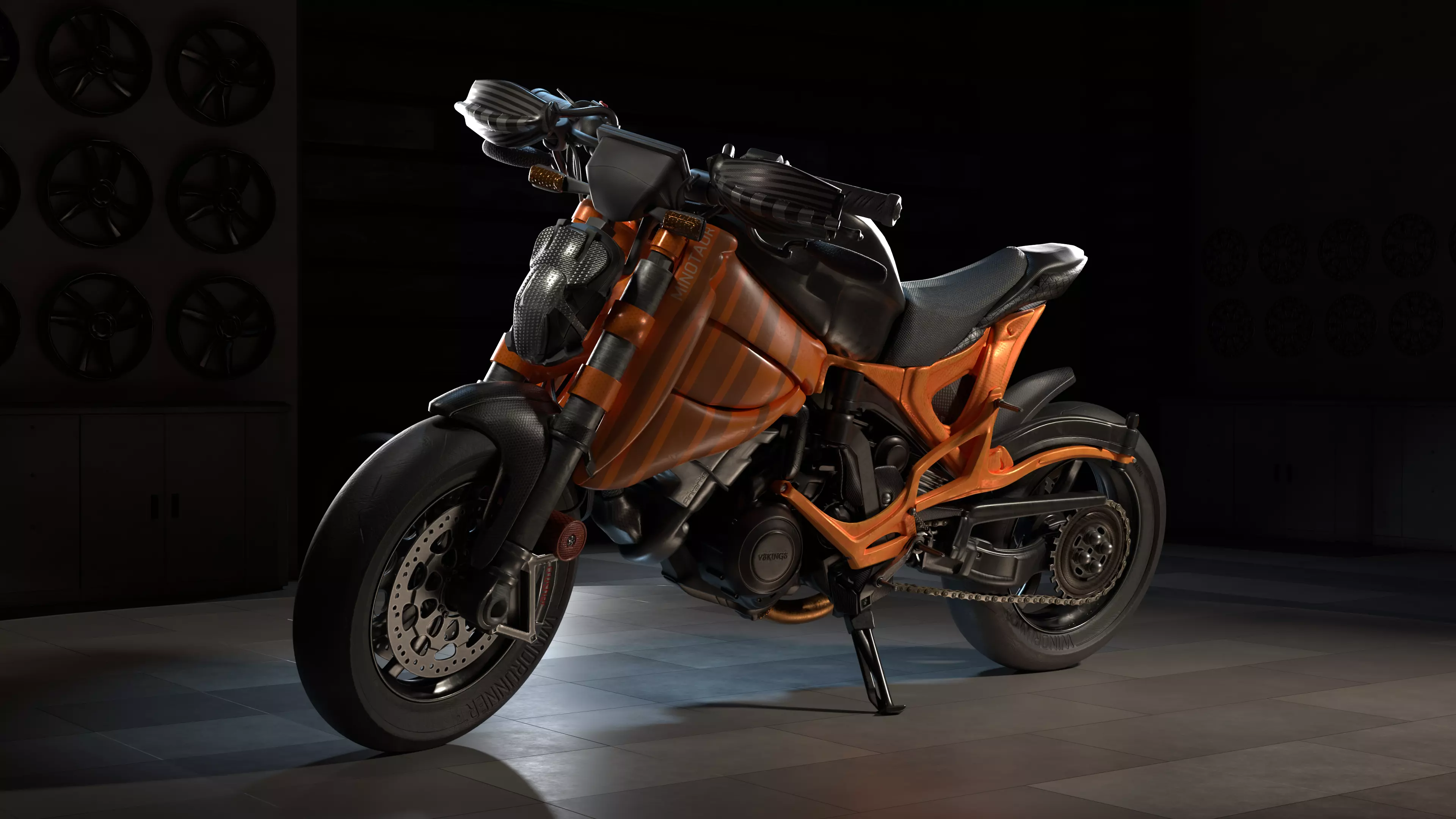 3D Motorbike Super Hyper Bike Model 3D model