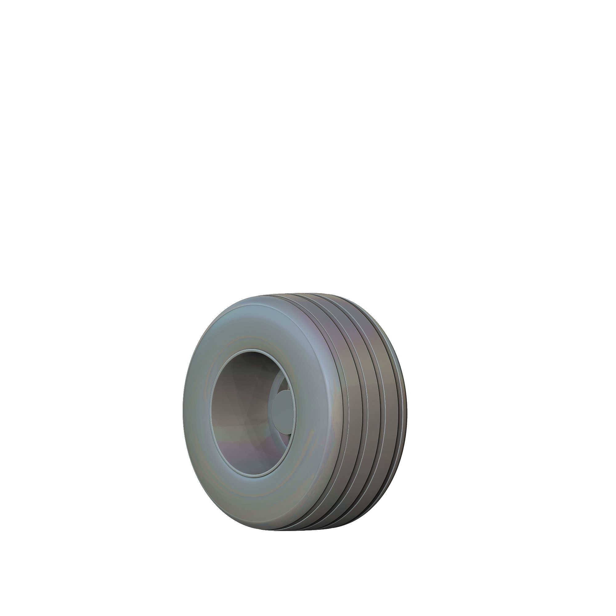 N4 Pit Girl with Tire 3D print model_31