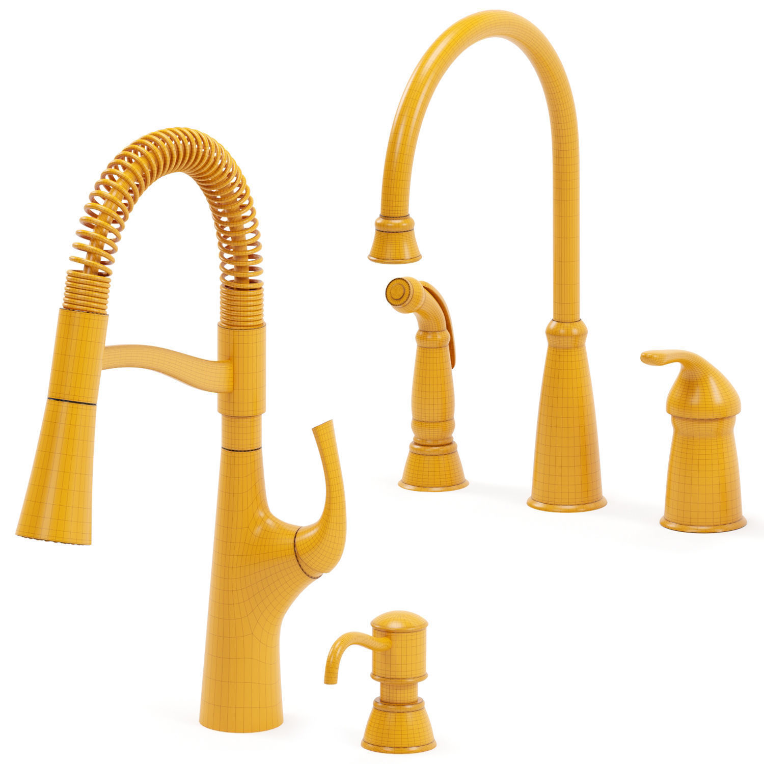 PFISTER kitchen faucets collection 04 3D model_5