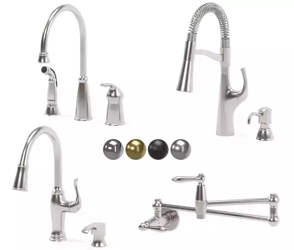 PFISTER kitchen faucets collection 04 3D model