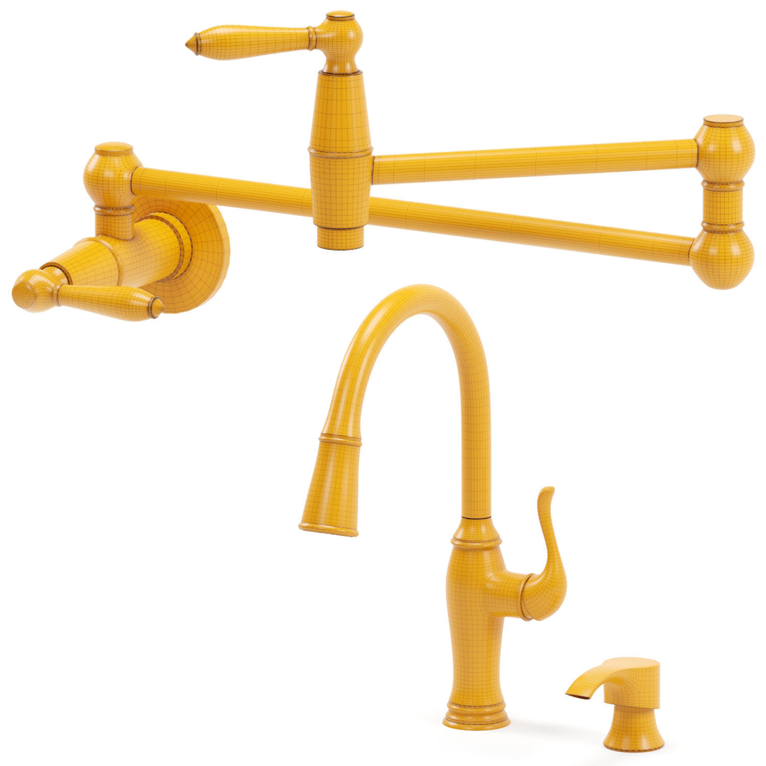 PFISTER kitchen faucets collection 04 3D model_6