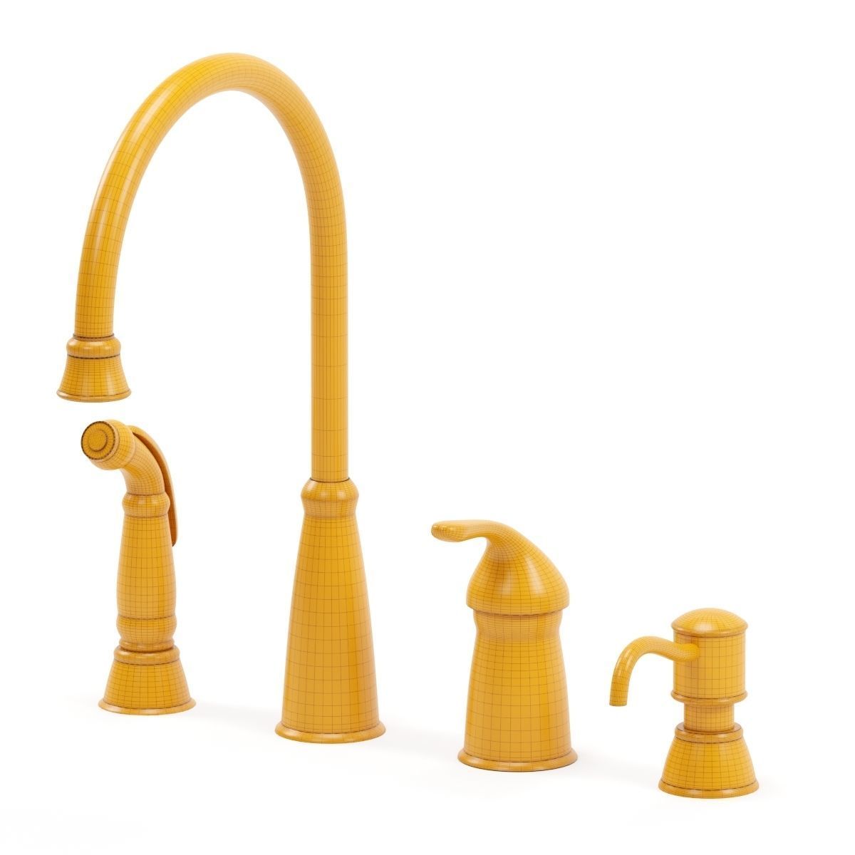 PFISTER kitchen faucets collection 04 3D model_8