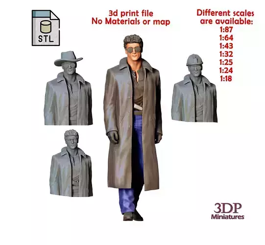 Cobra 1986 Sylvester Stallone 3D print model