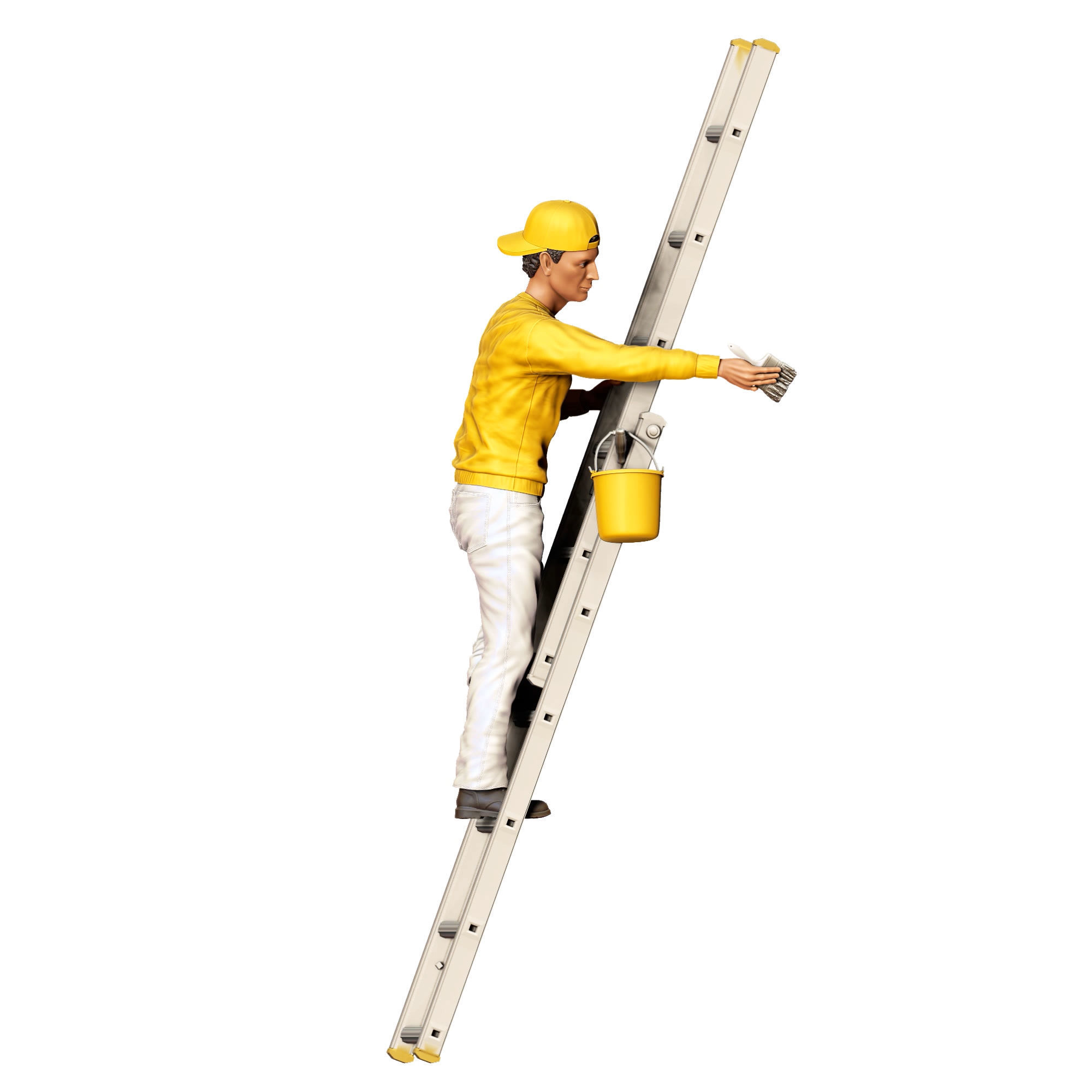 N5 Painter on the Ladder 3D print model_1