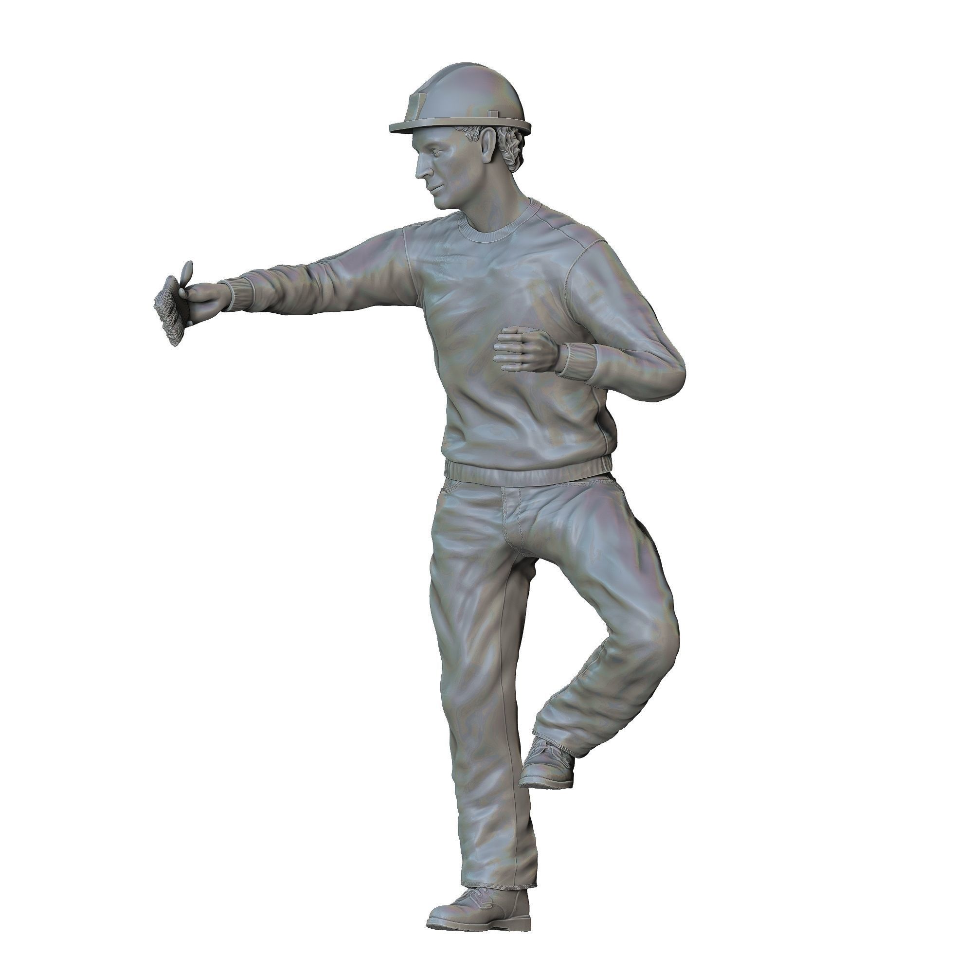 N5 Painter on the Ladder 3D print model_30