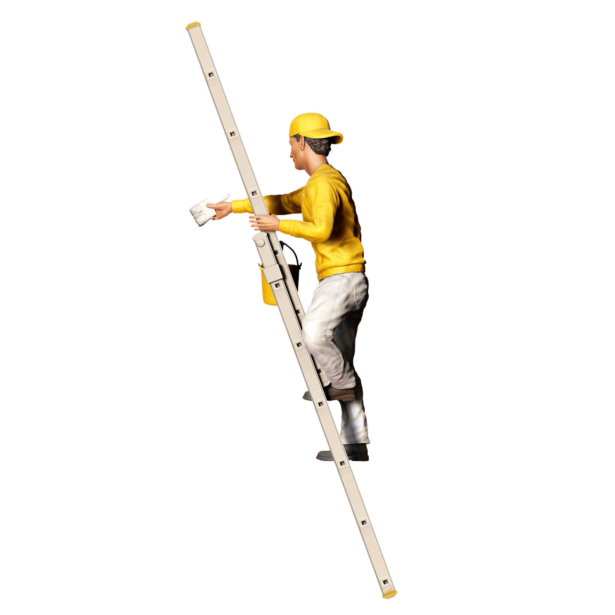 N5 Painter on the Ladder 3D print model_14