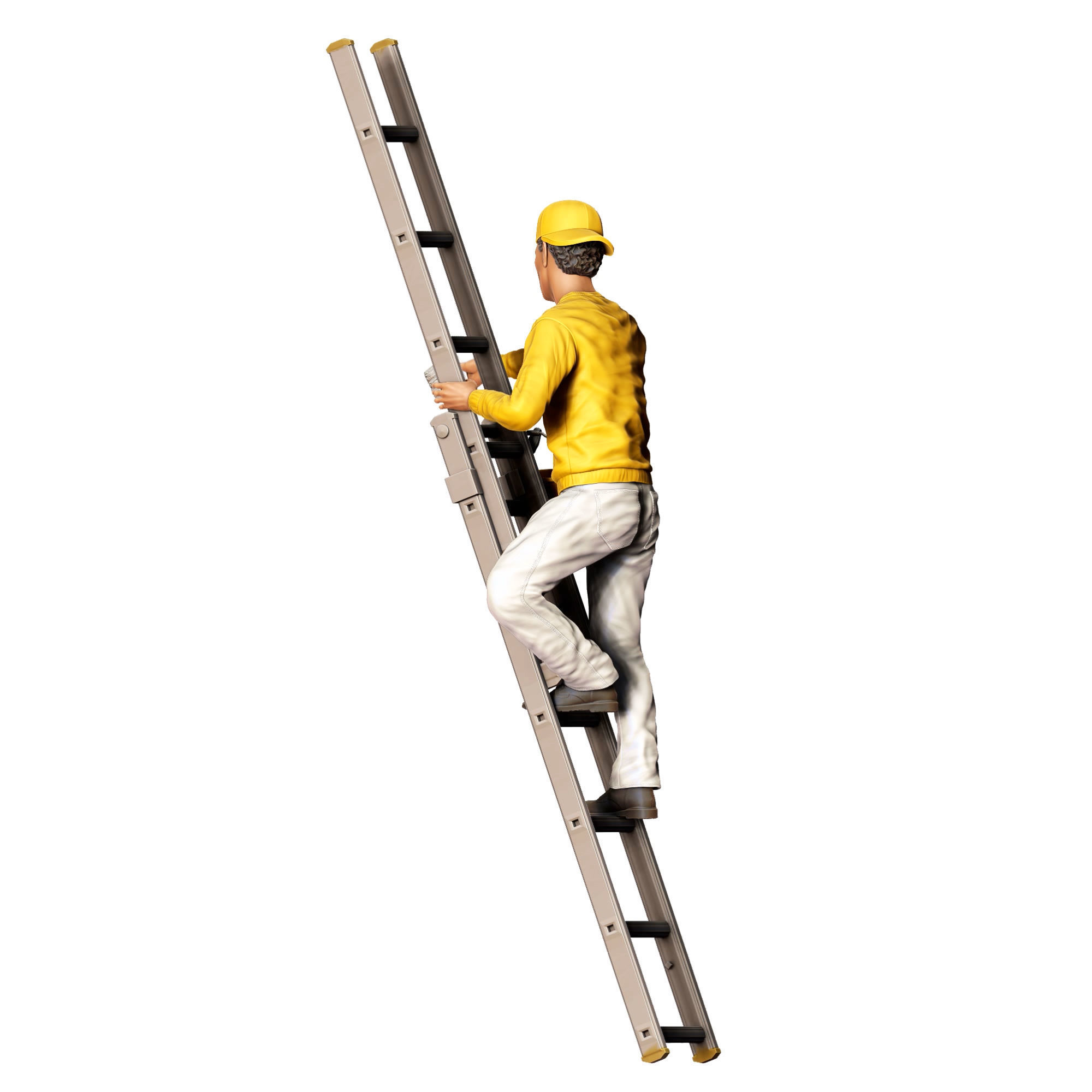N5 Painter on the Ladder 3D print model_12