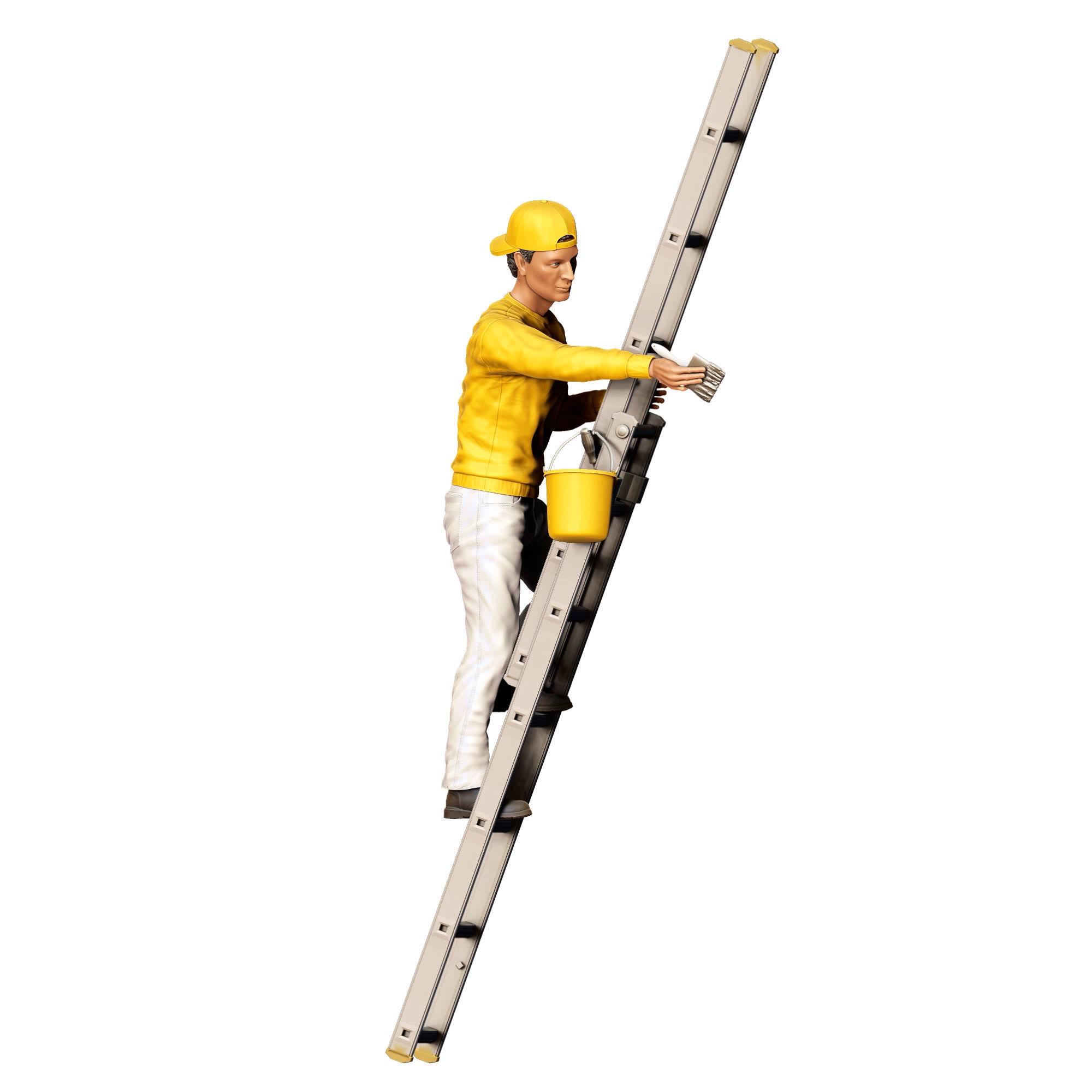 N5 Painter on the Ladder 3D print model_28
