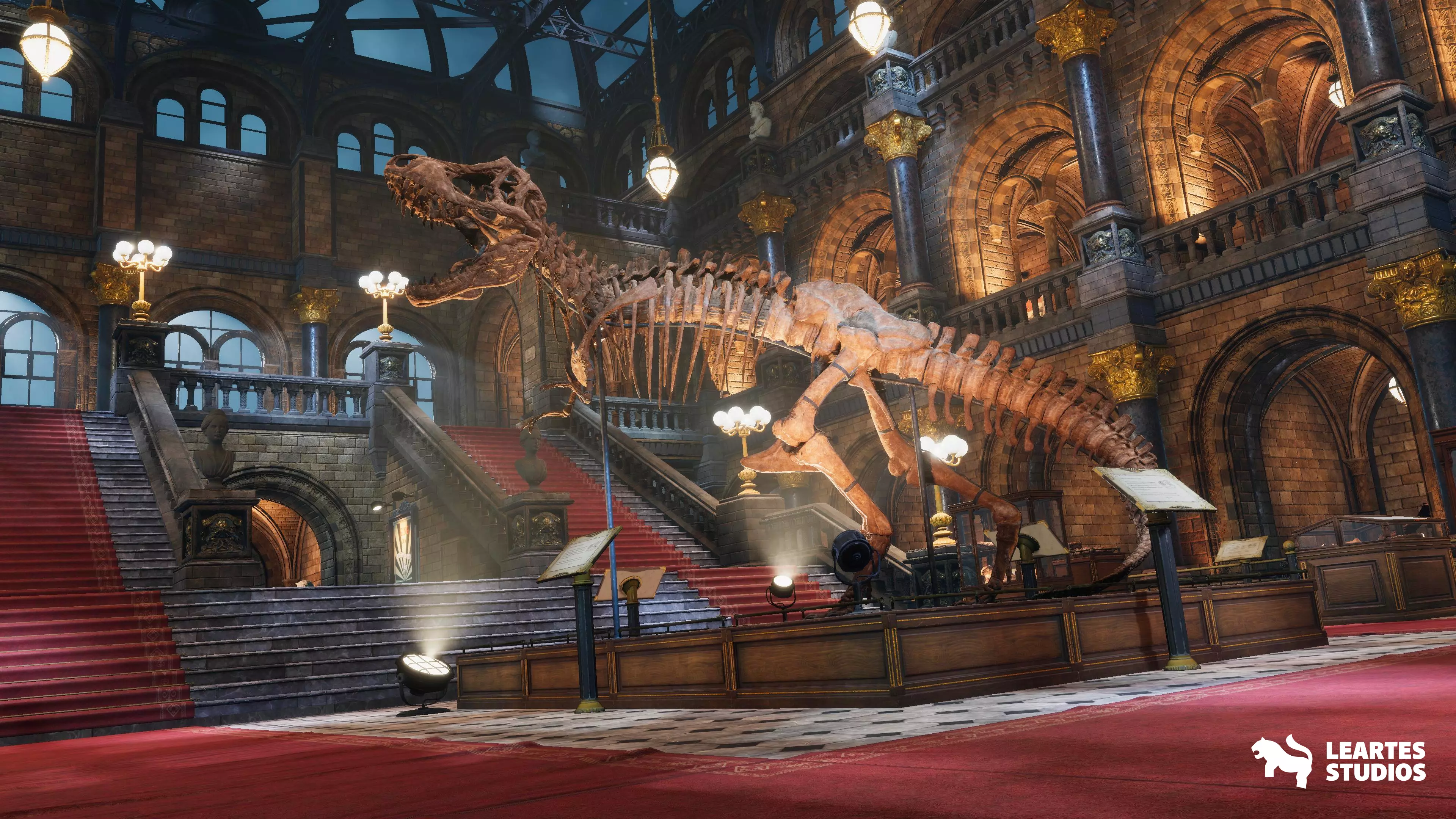 Historical Museum Low-poly 3D model_0