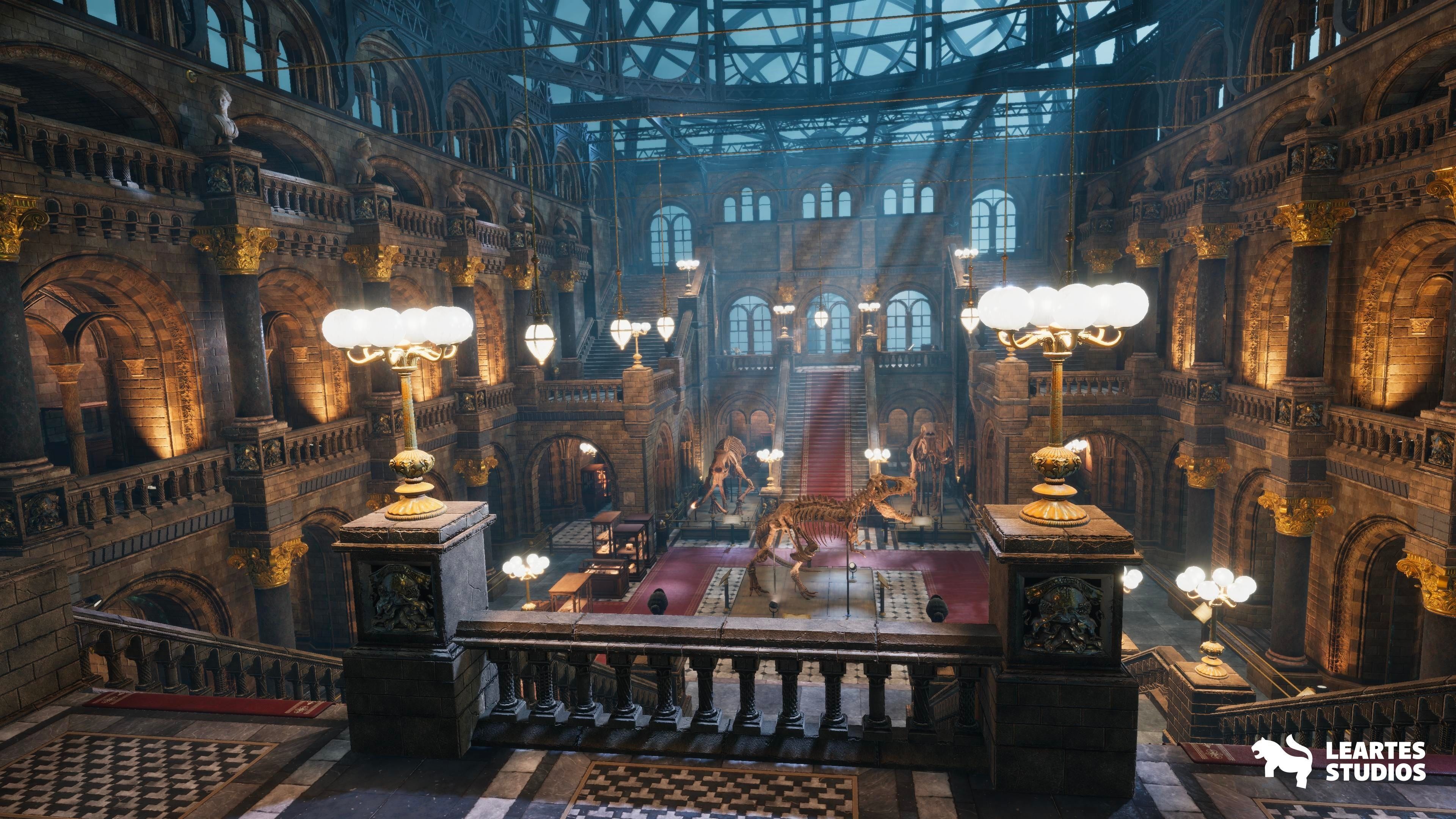 Historical Museum Low-poly 3D model_13