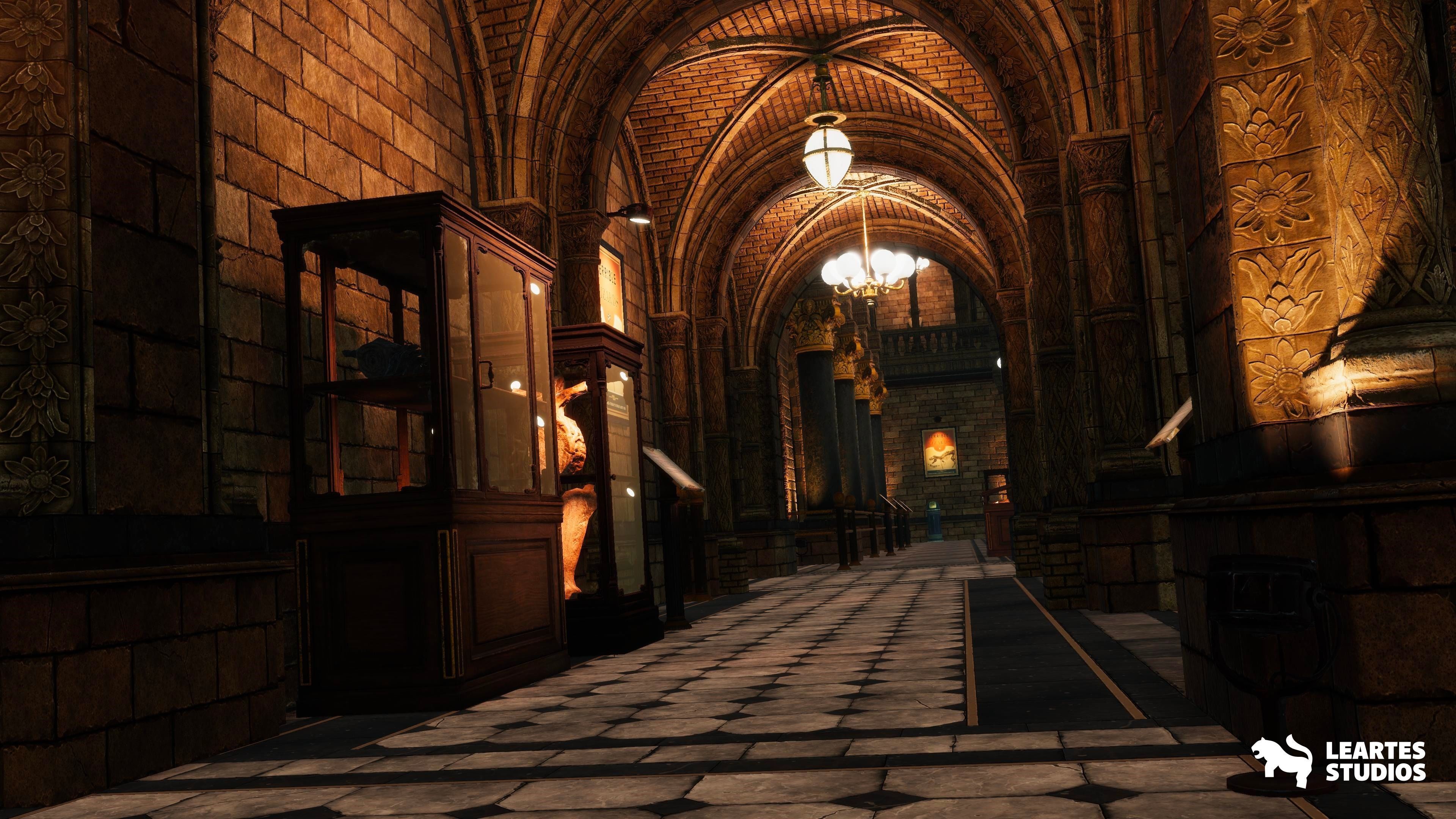 Historical Museum Low-poly 3D model_6