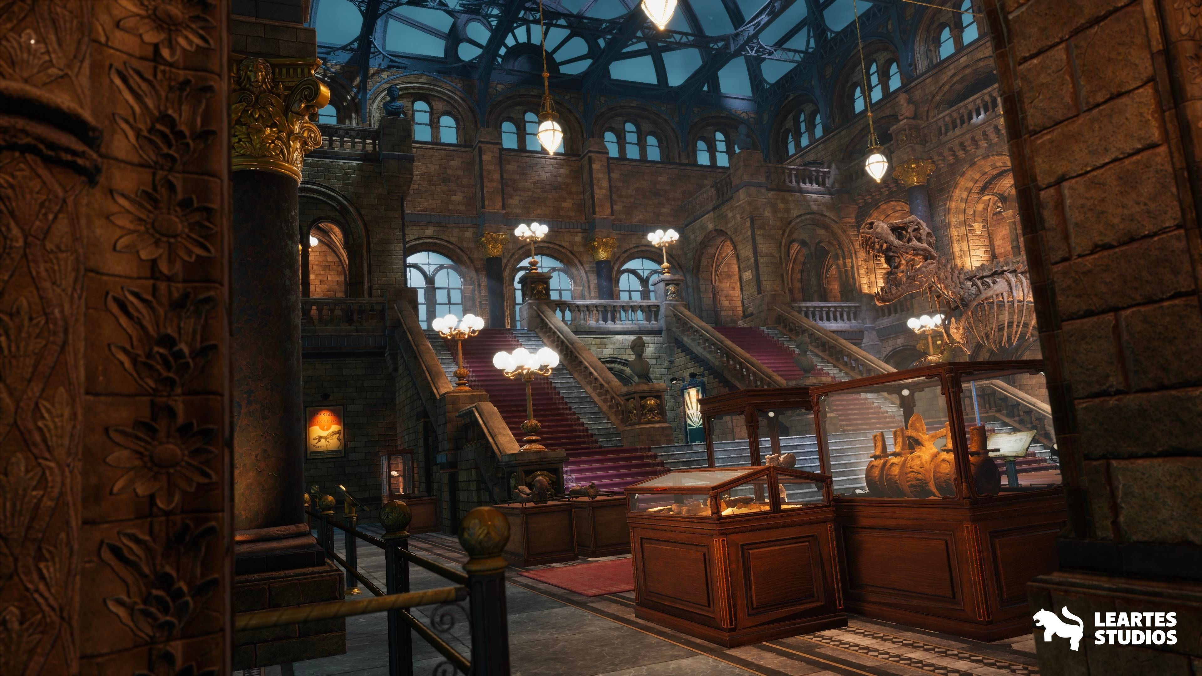 Historical Museum Low-poly 3D model_10