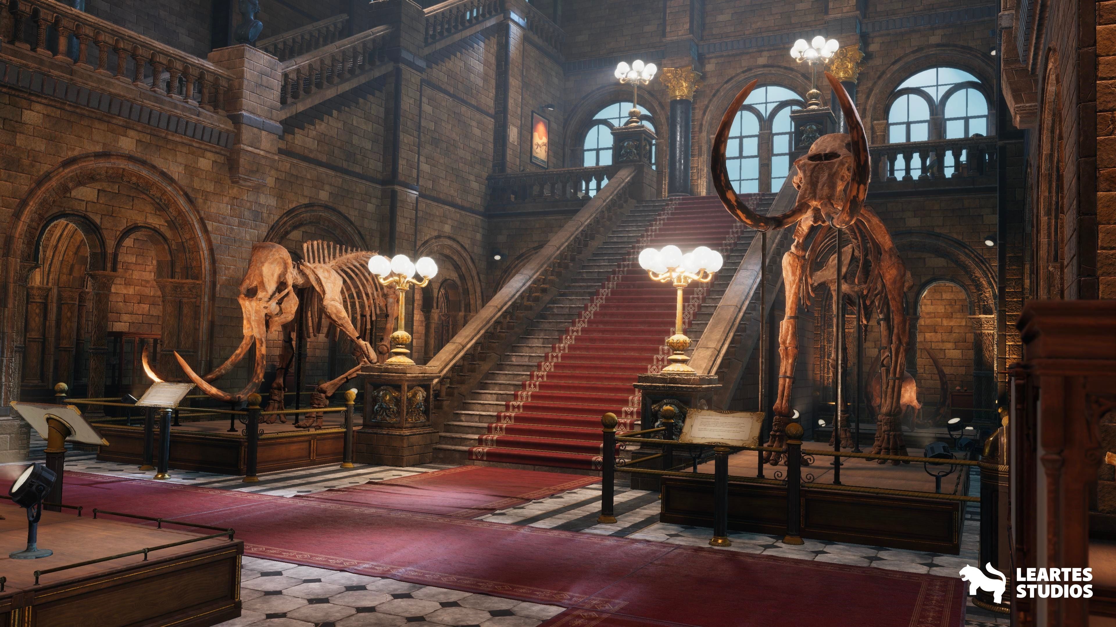 Historical Museum Low-poly 3D model_11