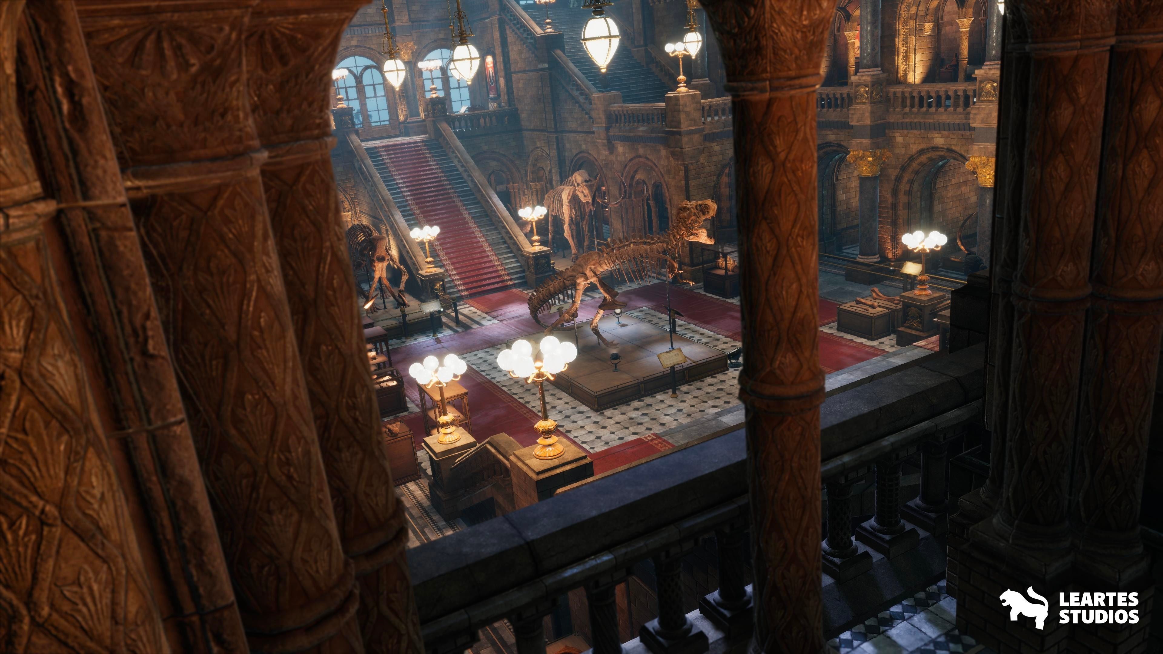 Historical Museum Low-poly 3D model_5