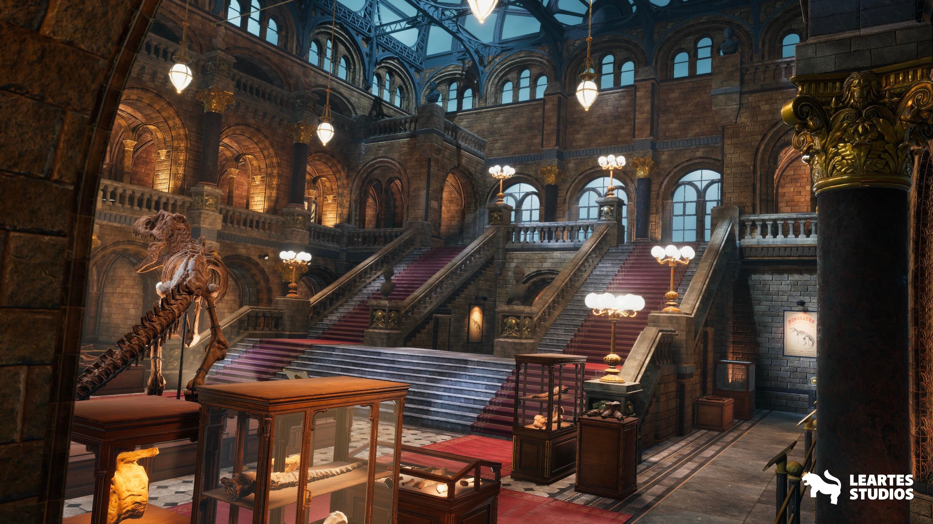 Historical Museum Low-poly 3D model_2