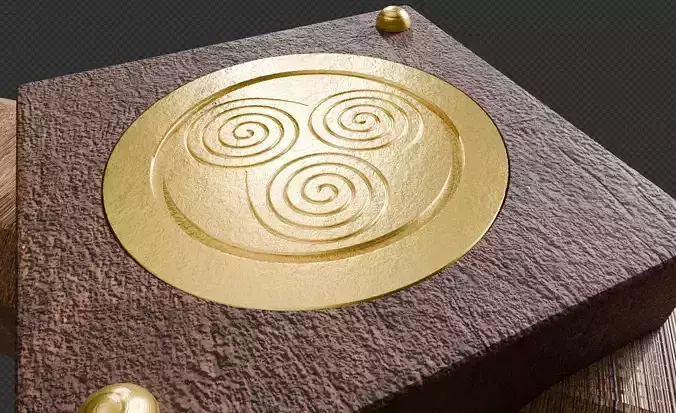 Aang Stick  Avatar The Last Airbender Low-poly 3D model