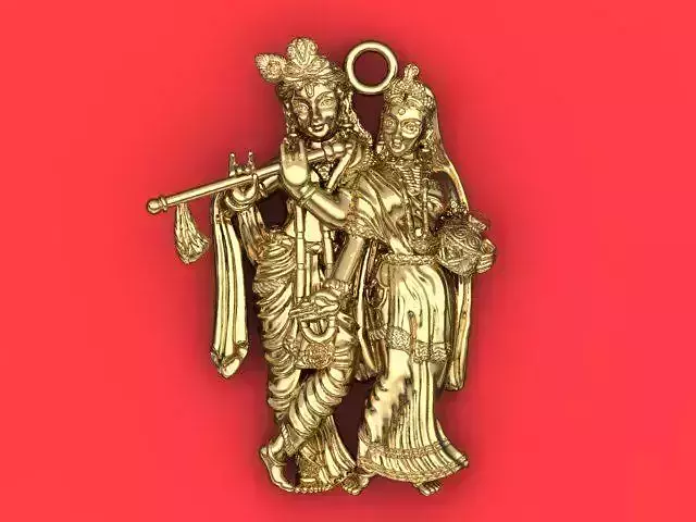 RADHA KRISHNA  PENDENT