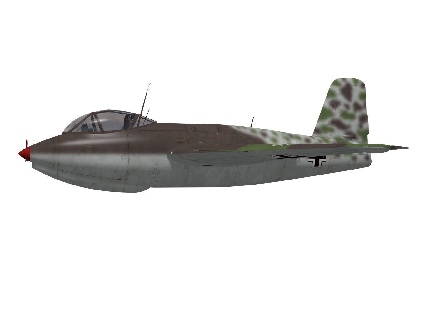 Messerschmitt Me263 3D model_2