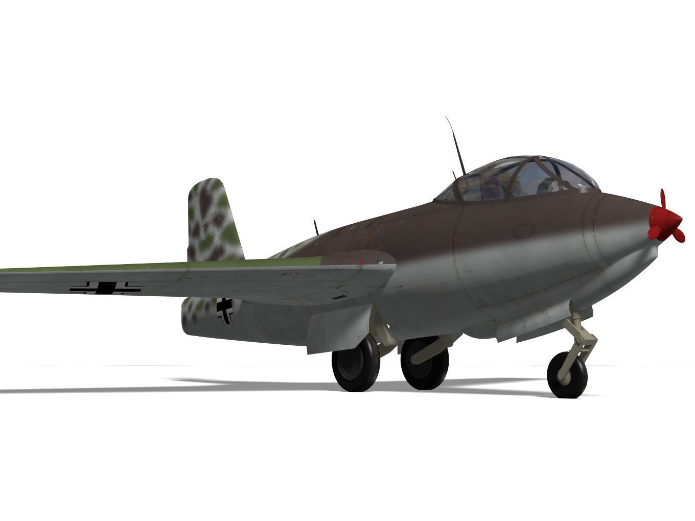 Messerschmitt Me263 3D model_7