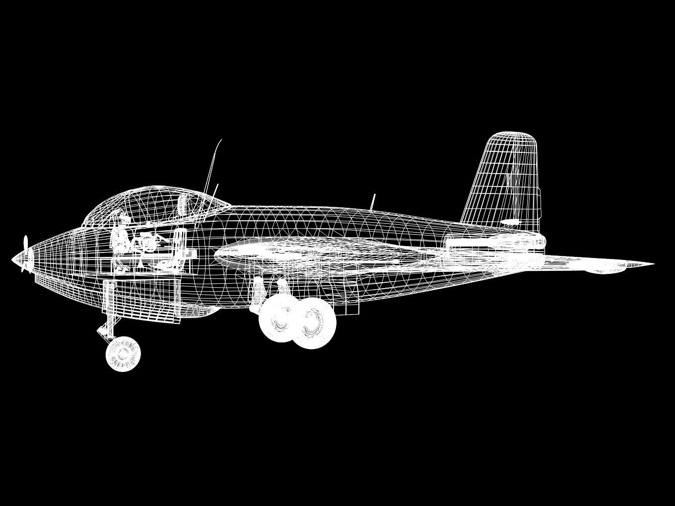 Messerschmitt Me263 3D model_17
