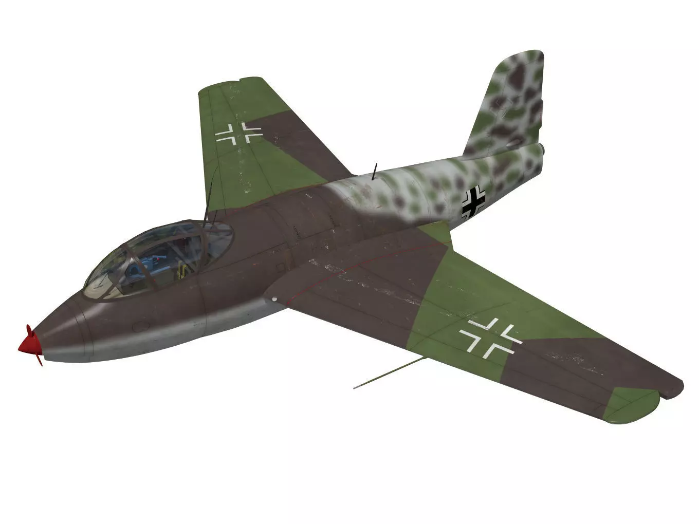 Messerschmitt Me263 3D model_0