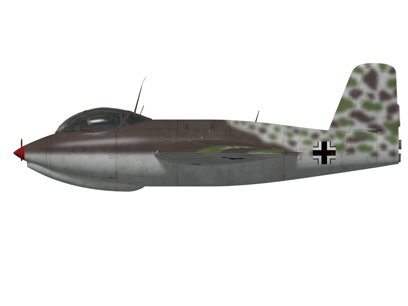 Messerschmitt Me263 3D model_9