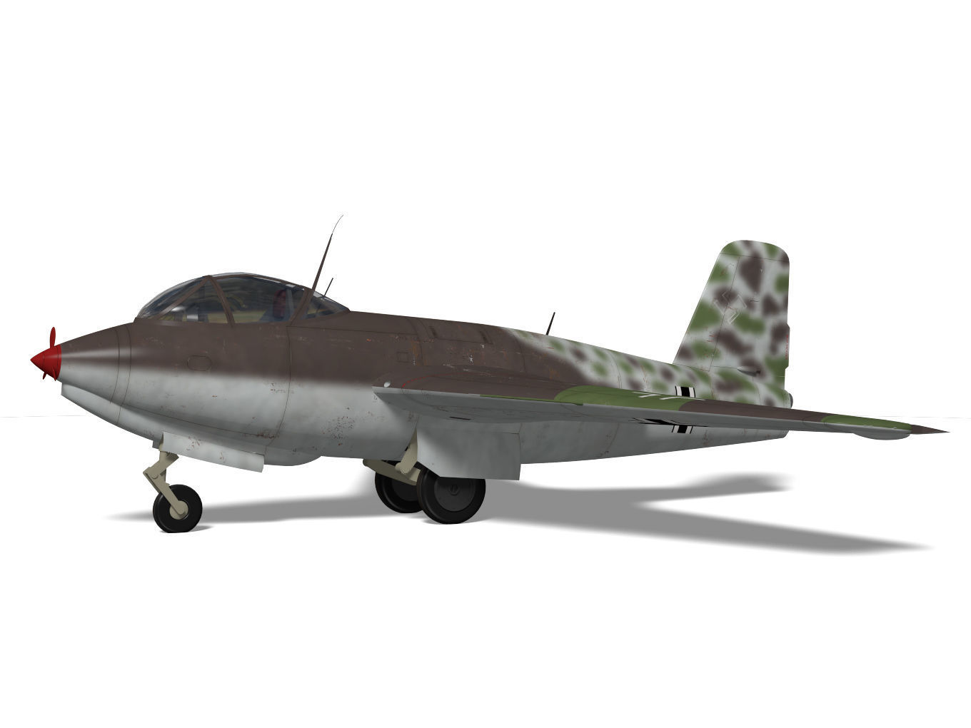 Messerschmitt Me263 3D model_5