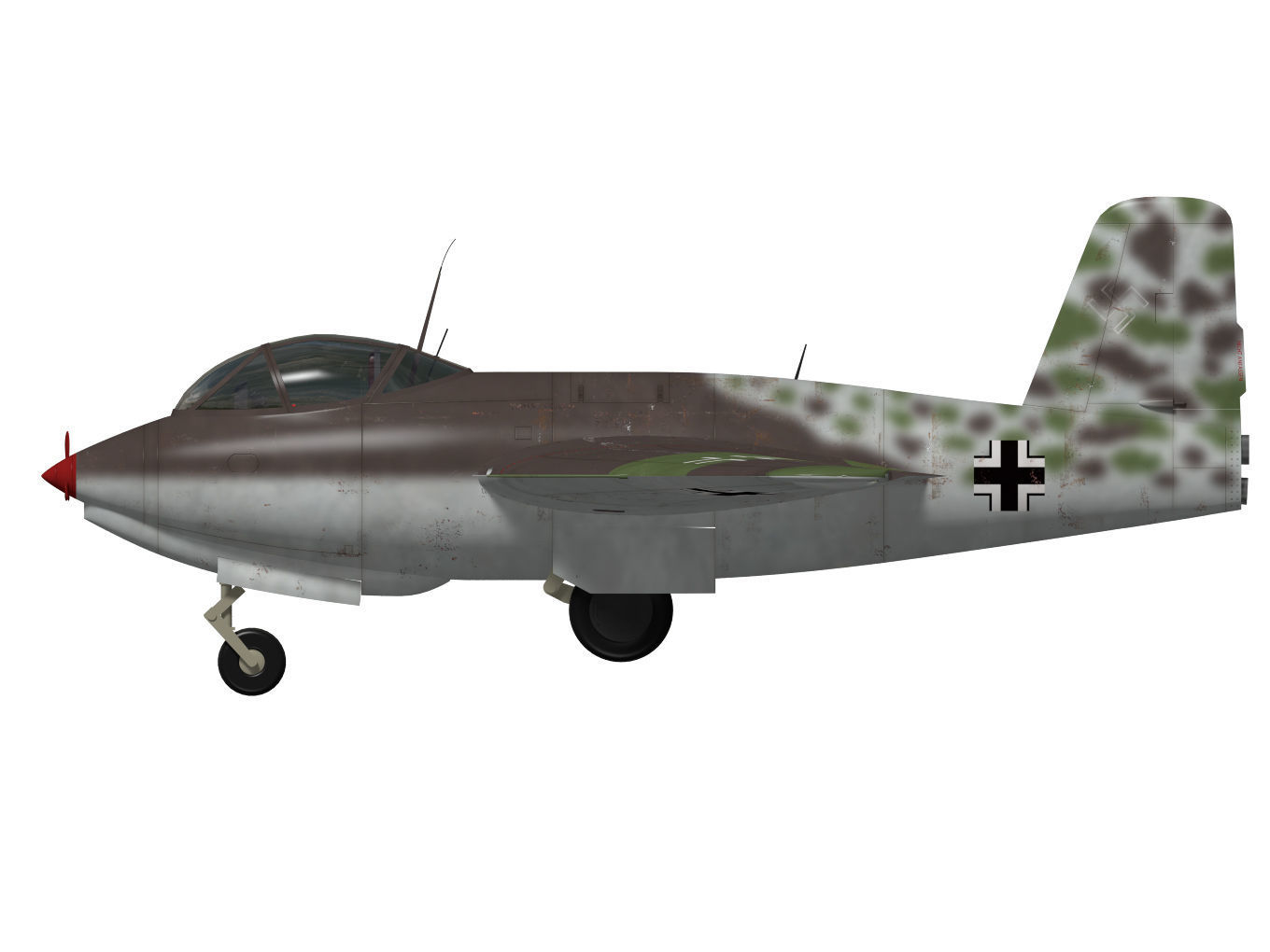 Messerschmitt Me263 3D model_10