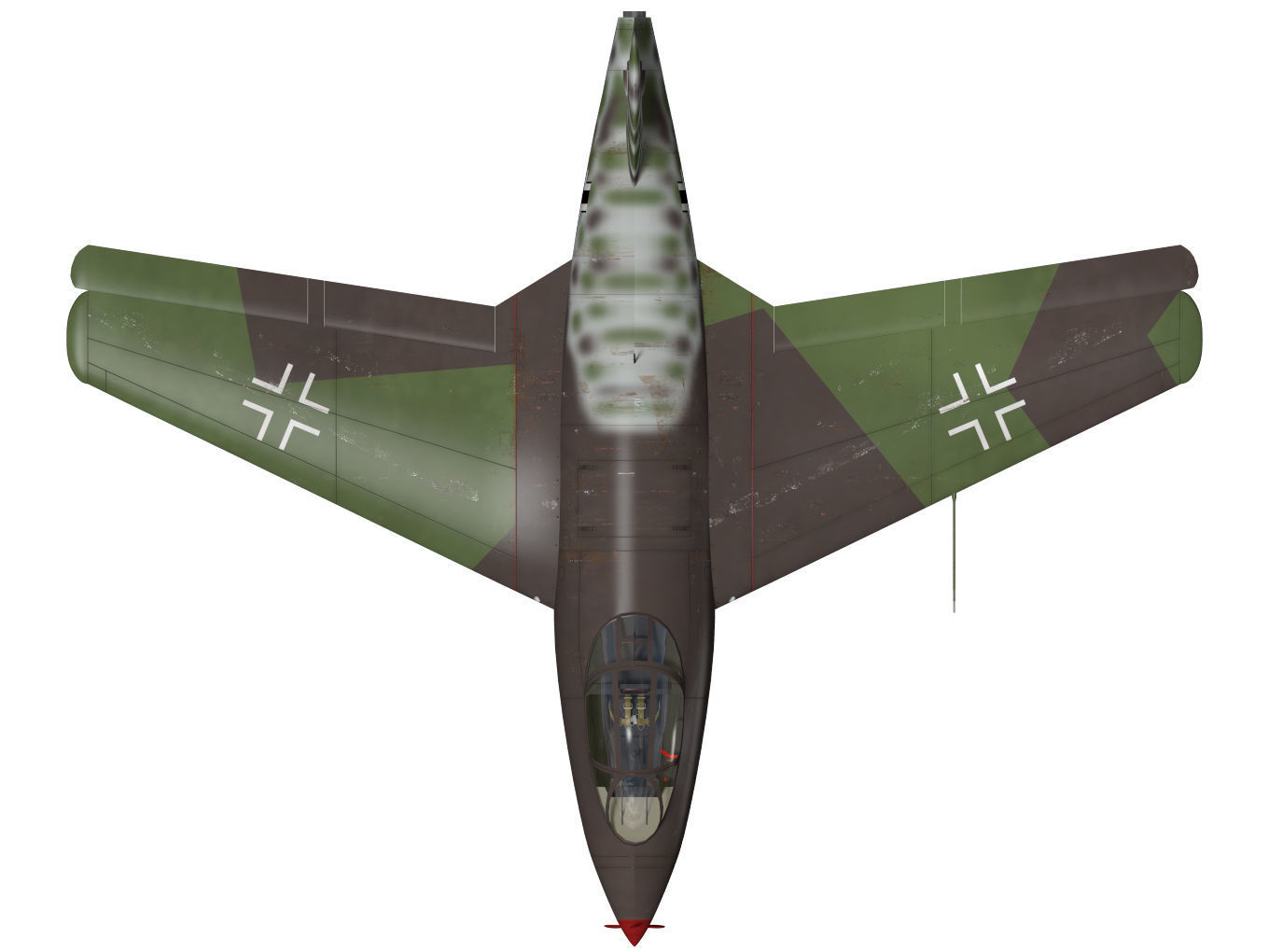 Messerschmitt Me263 3D model_13